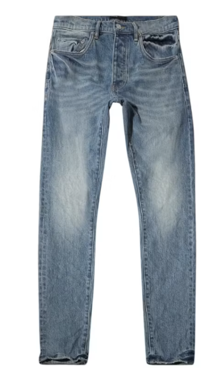 Purple Brand P001 Slim "Dark Wash Distressed"