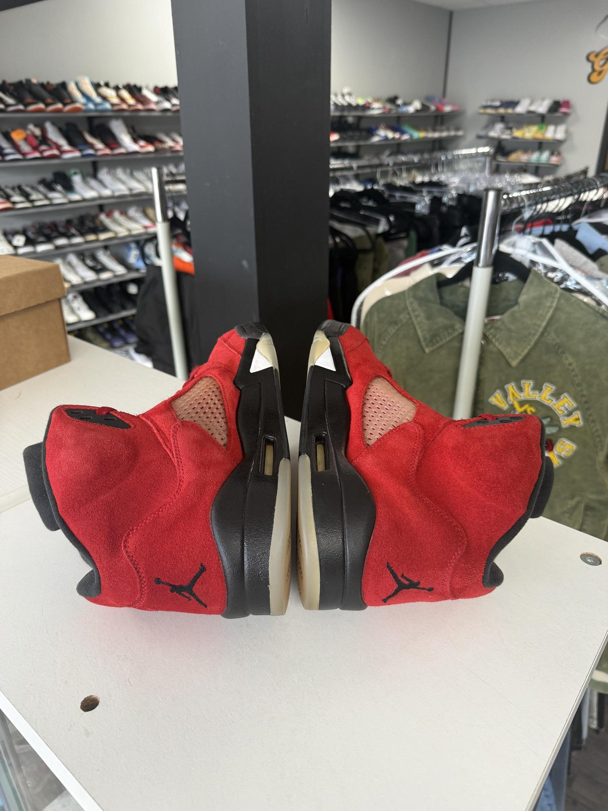 Jordan 5 "Raging Bull" Used Size 12