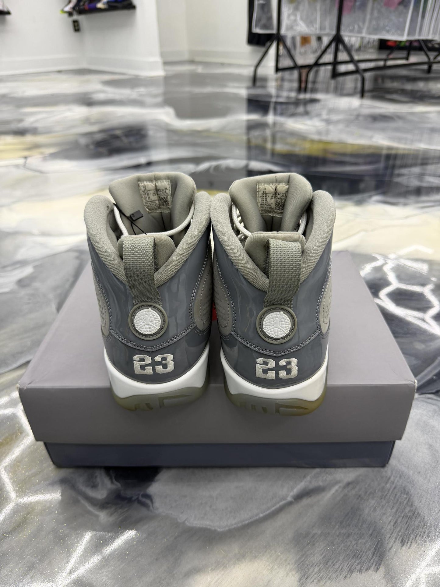 Jordan 9 "Cool Grey" Used Size 13