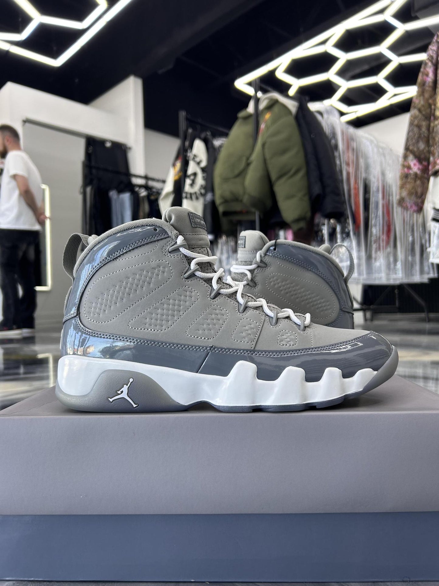 Jordan 9 "Cool Grey" Used Size 9.5
