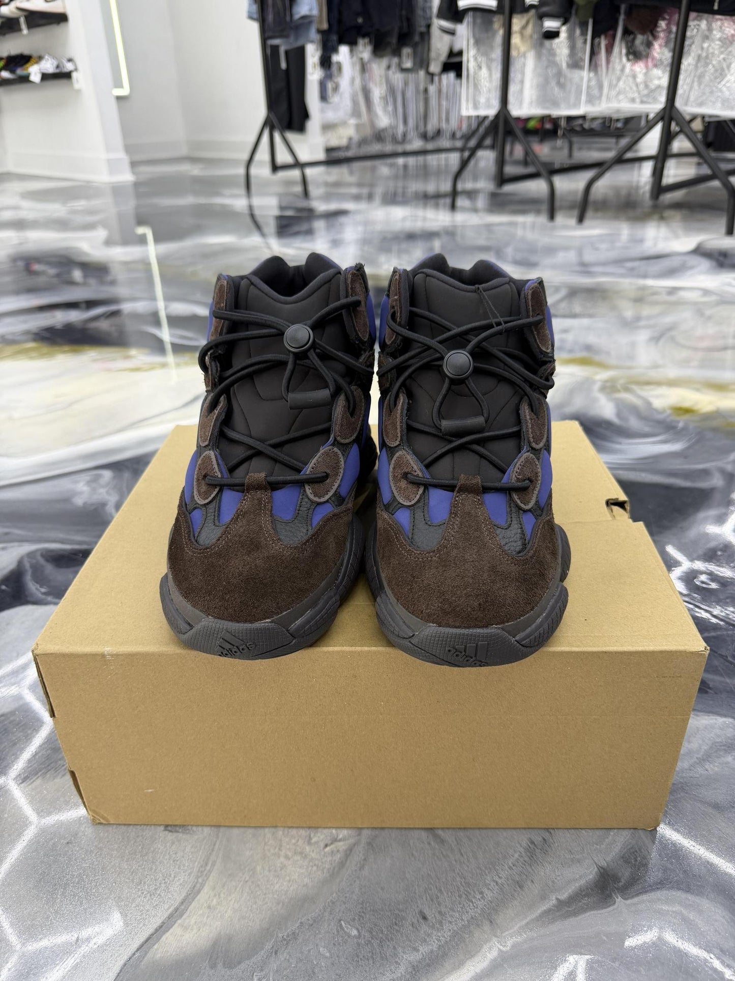 Yeezy 500 High "Tyrian Blue" Used Size 10