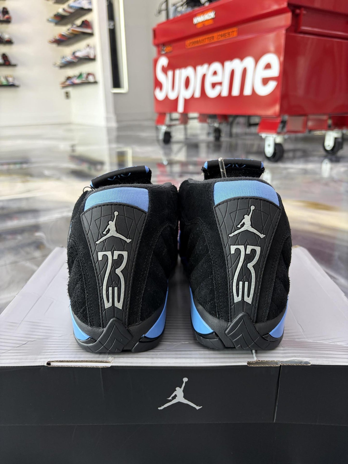 Jordan 14 "University Blue" Used Size 8.5