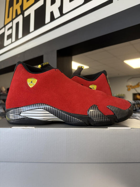 jordan 14 "Ferrari" Used Size 13