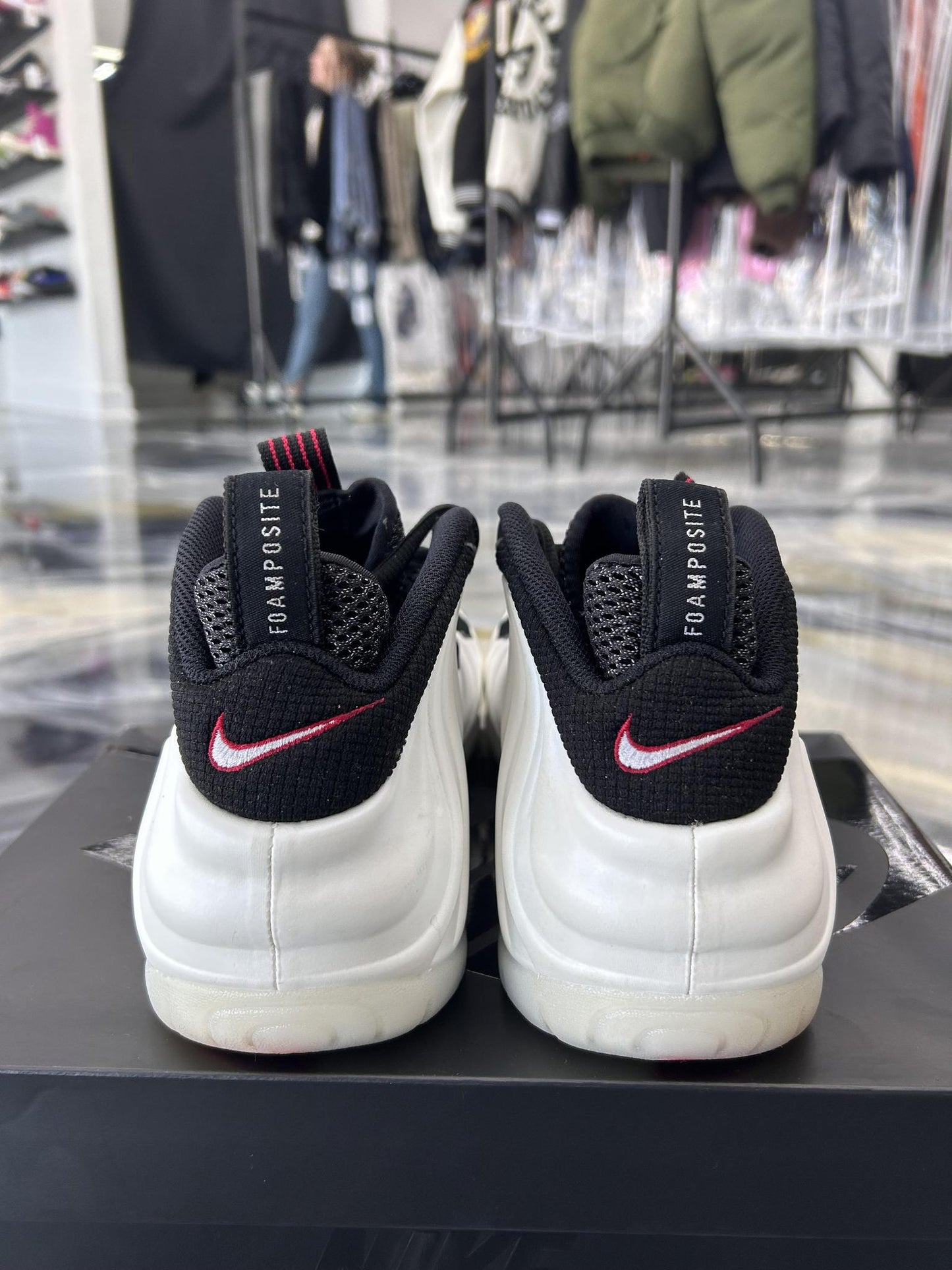 Nike Foamposite Pro "Pearl" Used Size 10