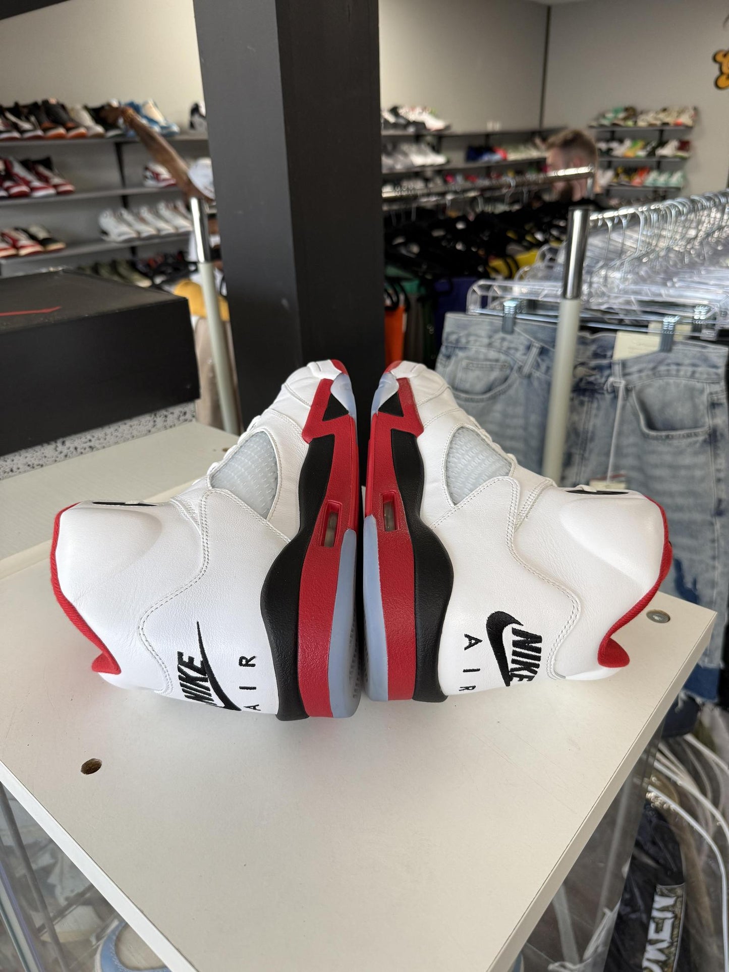 Jordan 5 "Fire Red" Used Size 14