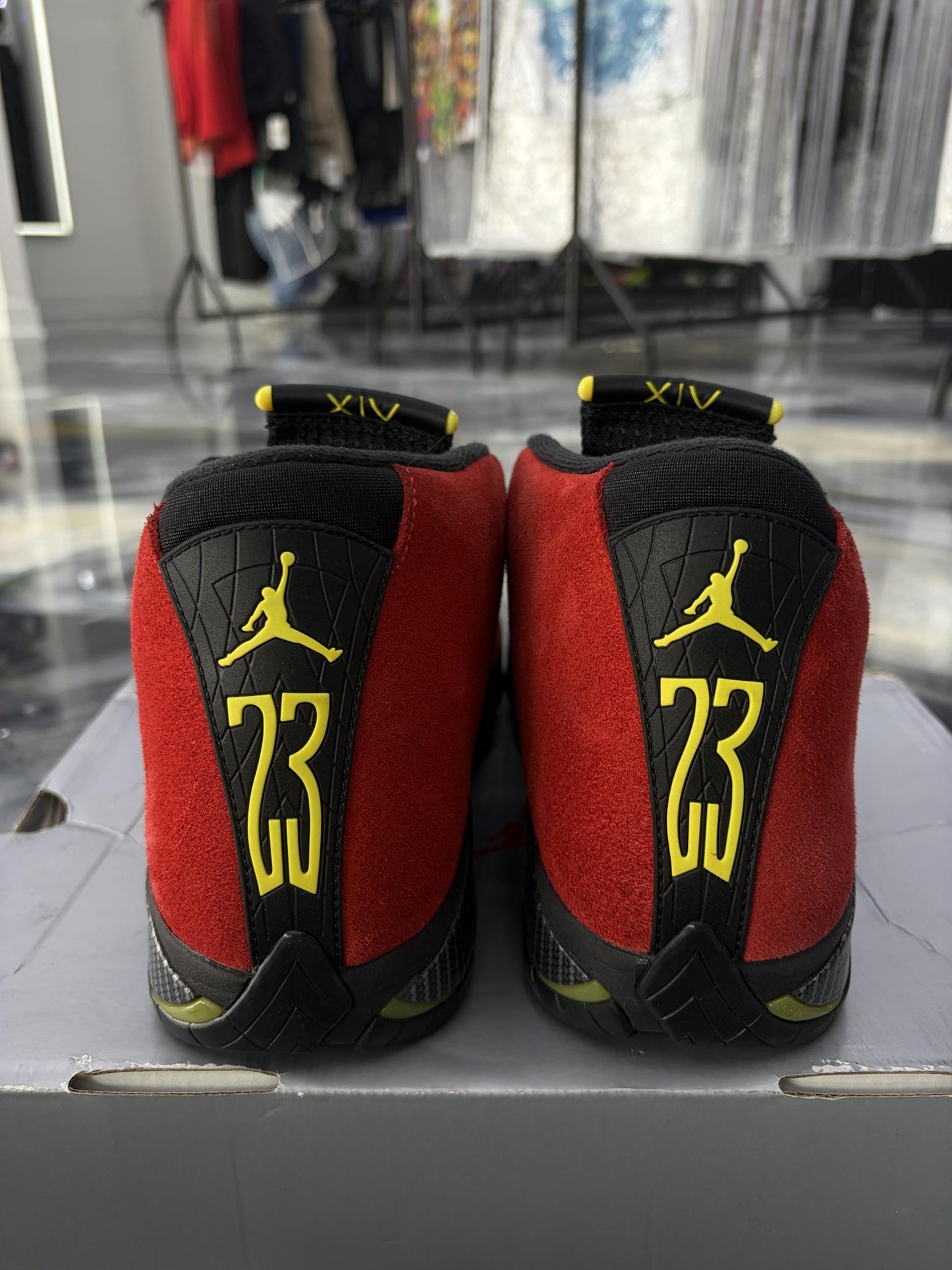 Jordan 14 "Ferrari" Used Size 10.5