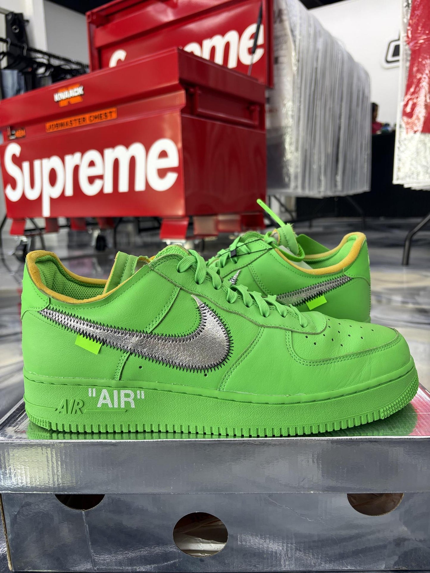Nike Air Force 1 Low X Off White "Brooklyn" Used Size 13