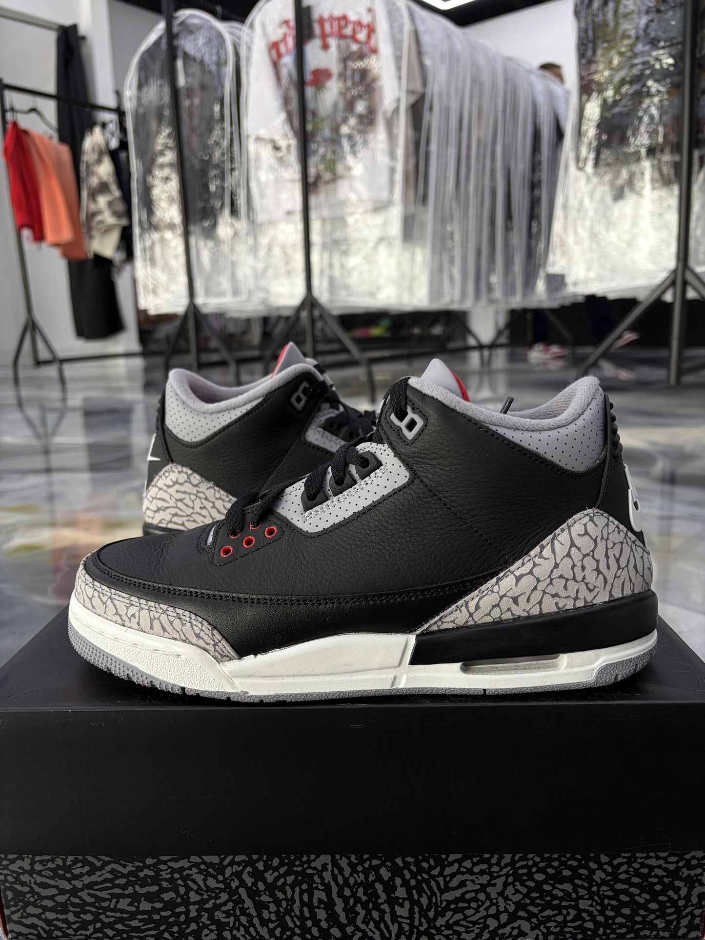 Jordan 3 "Black Cement" Used Size 7Y/8.5W