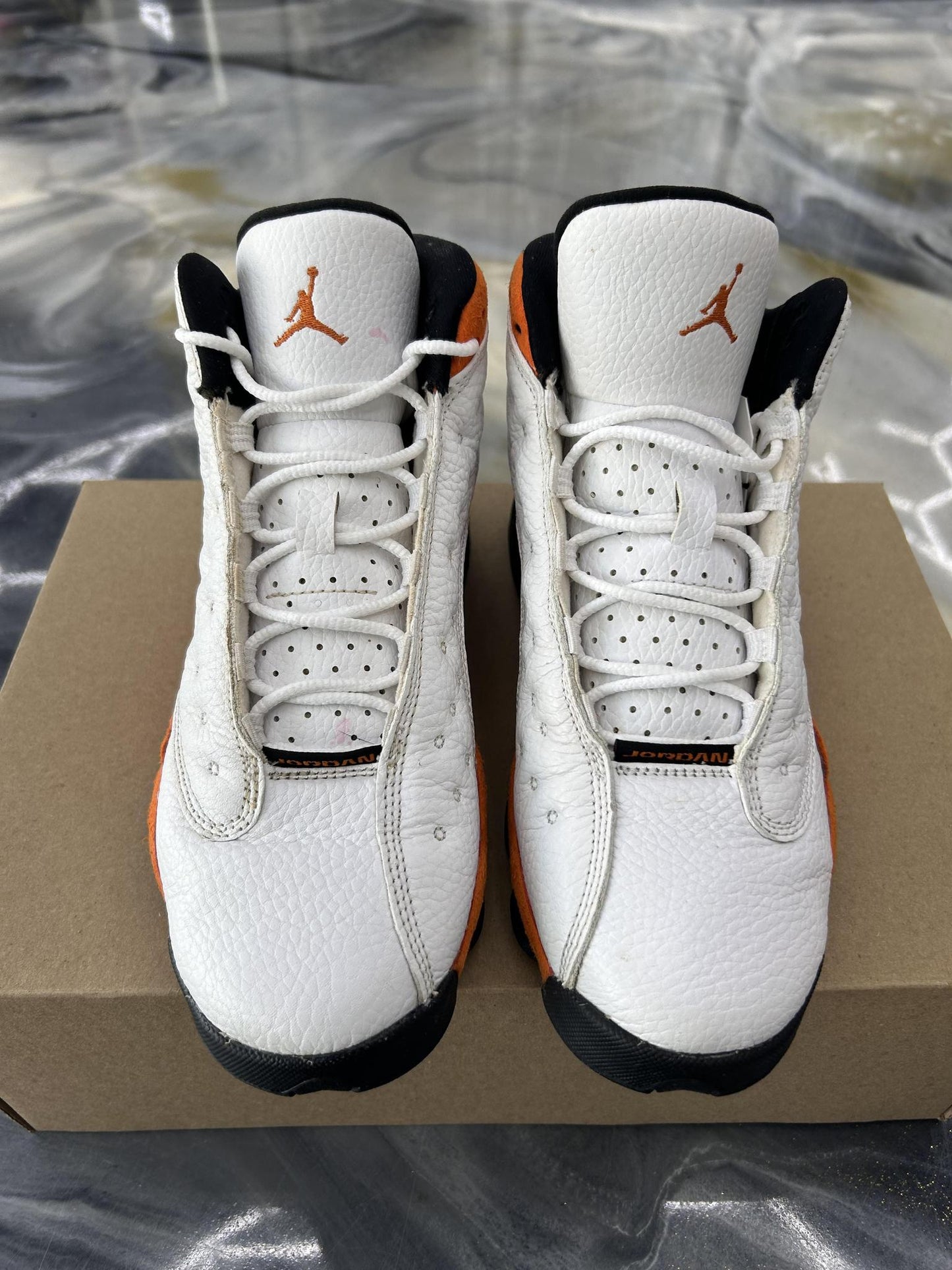 Jordan 13 "Starfish" Used Size 6Y/7.5W