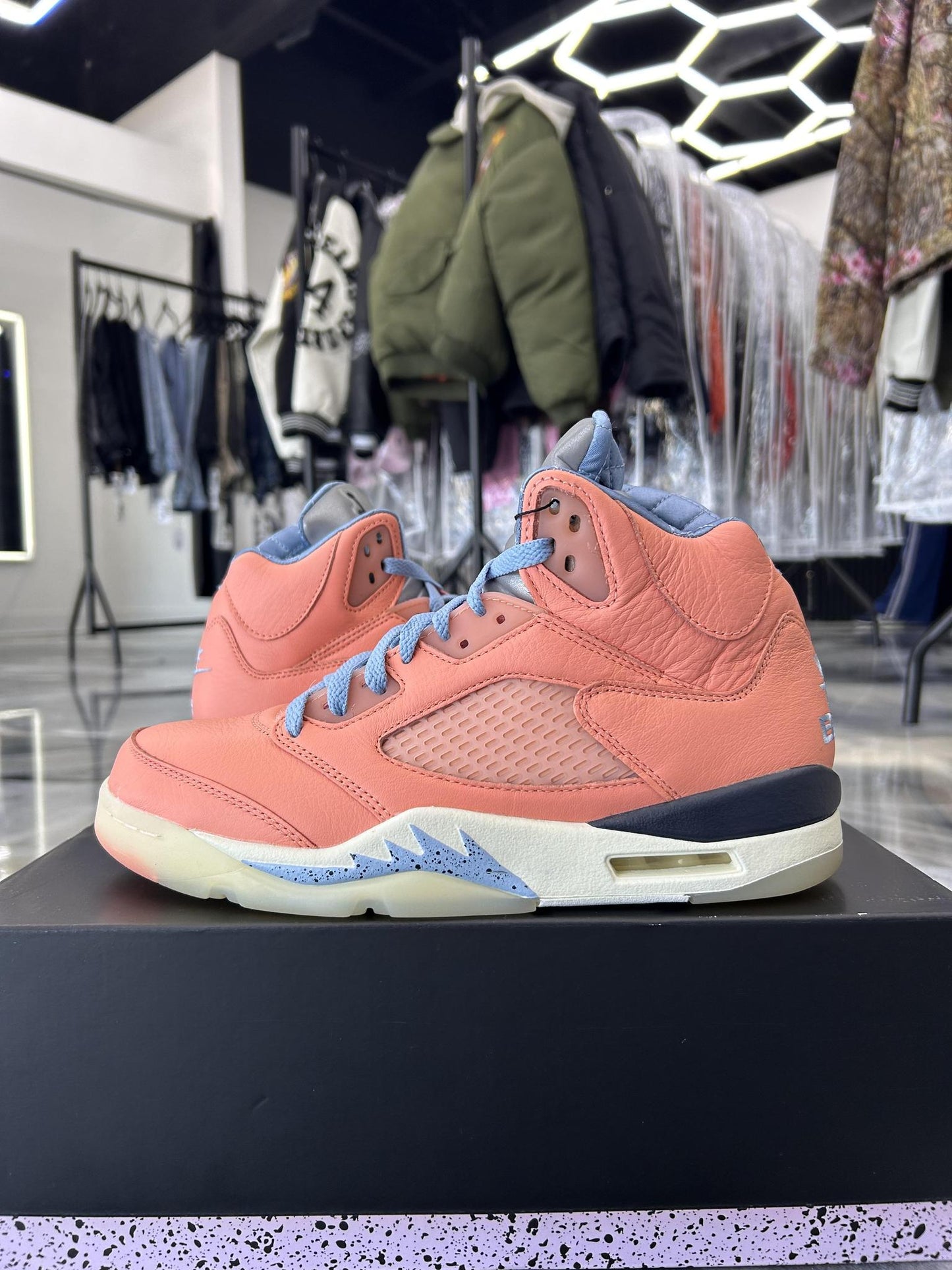 Jordan 5 "Khaled Crimson" Used Size 9