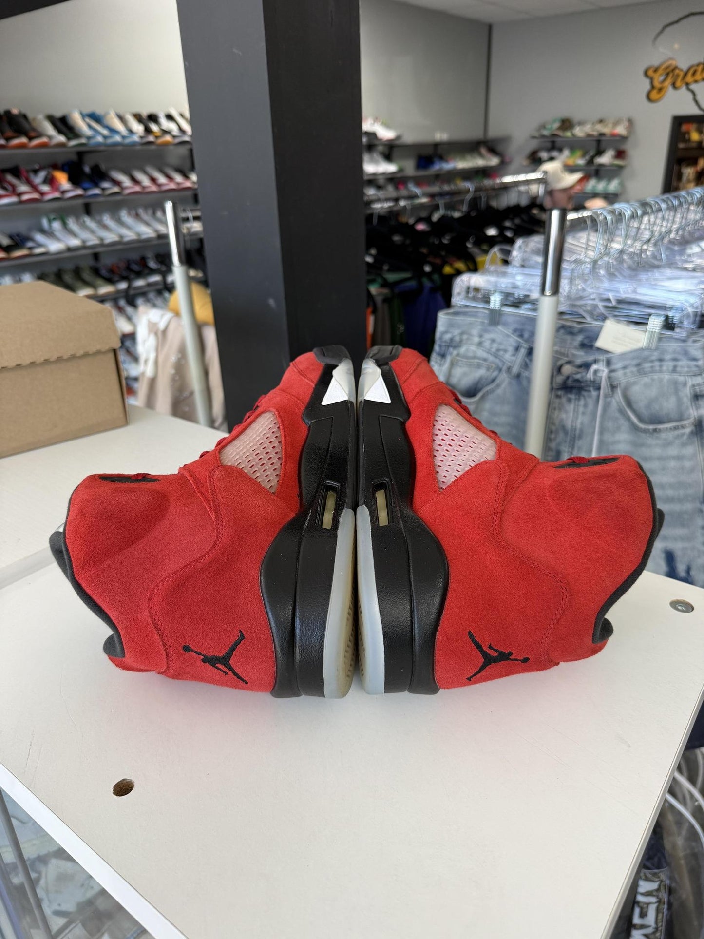 Jordan 5 "Raging Bull" Used Size 14