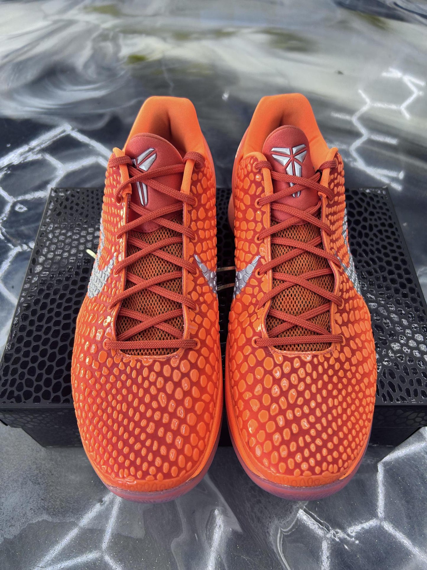 Kobe 6 "Total Orange" Used Size 12