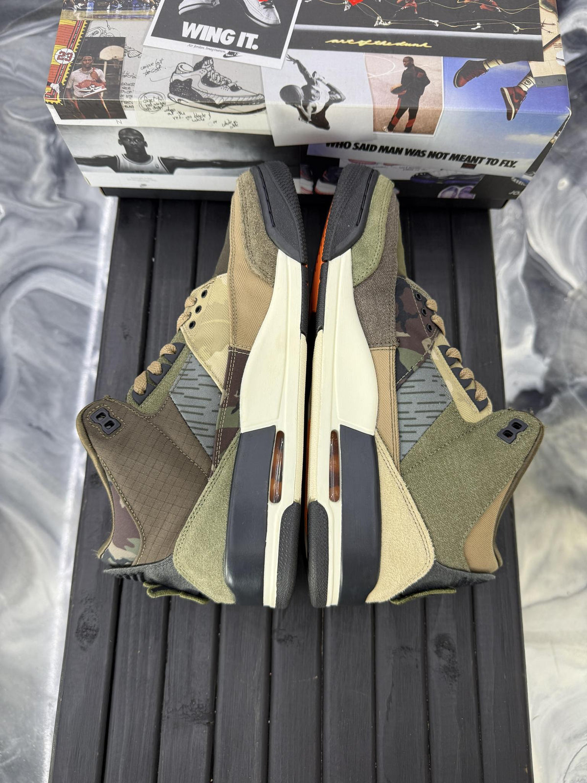 Jordan 3 "Patchwork" Used Size 11