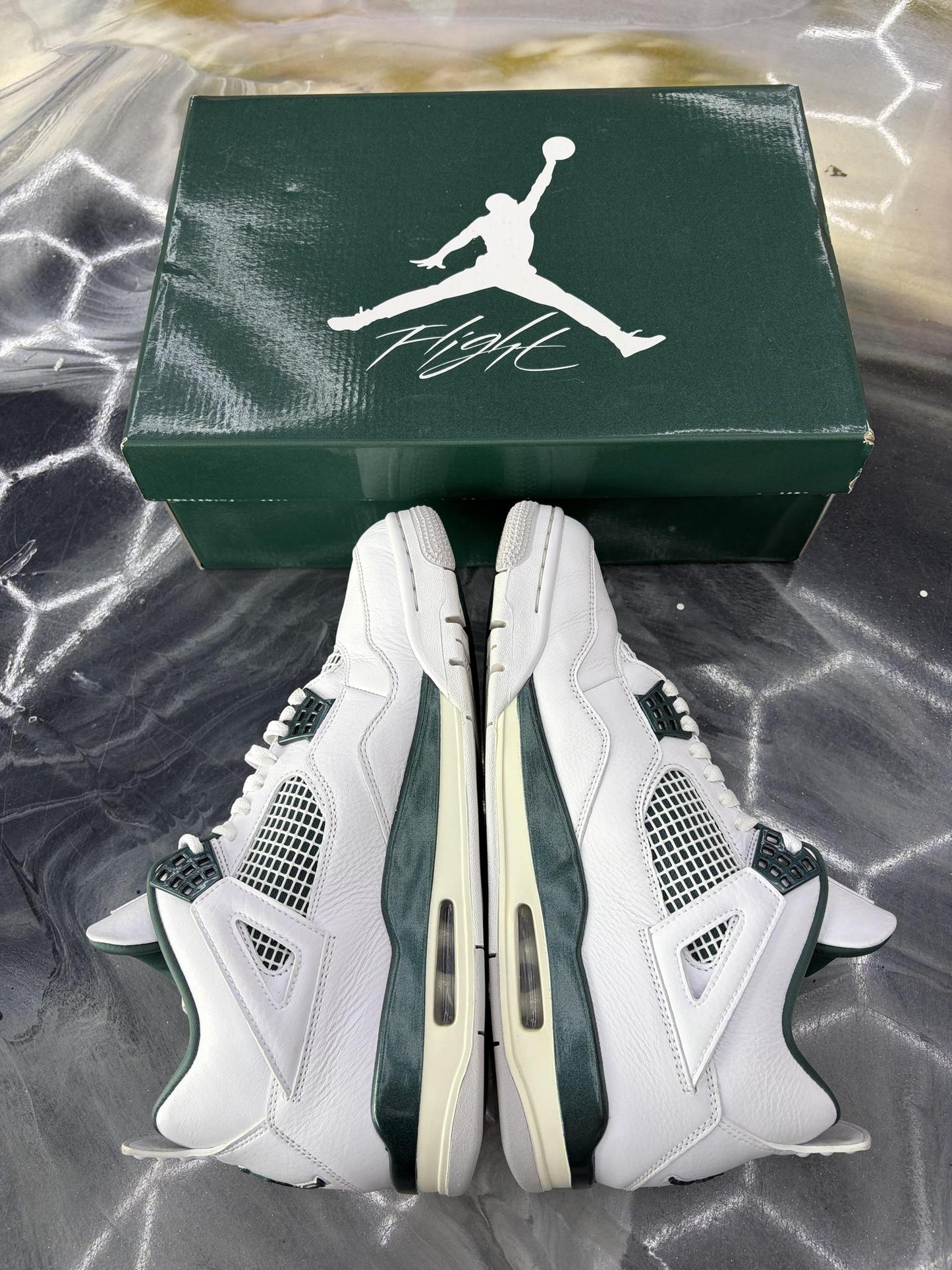 Jordan 4 "Oxidized Green" Used Size 11