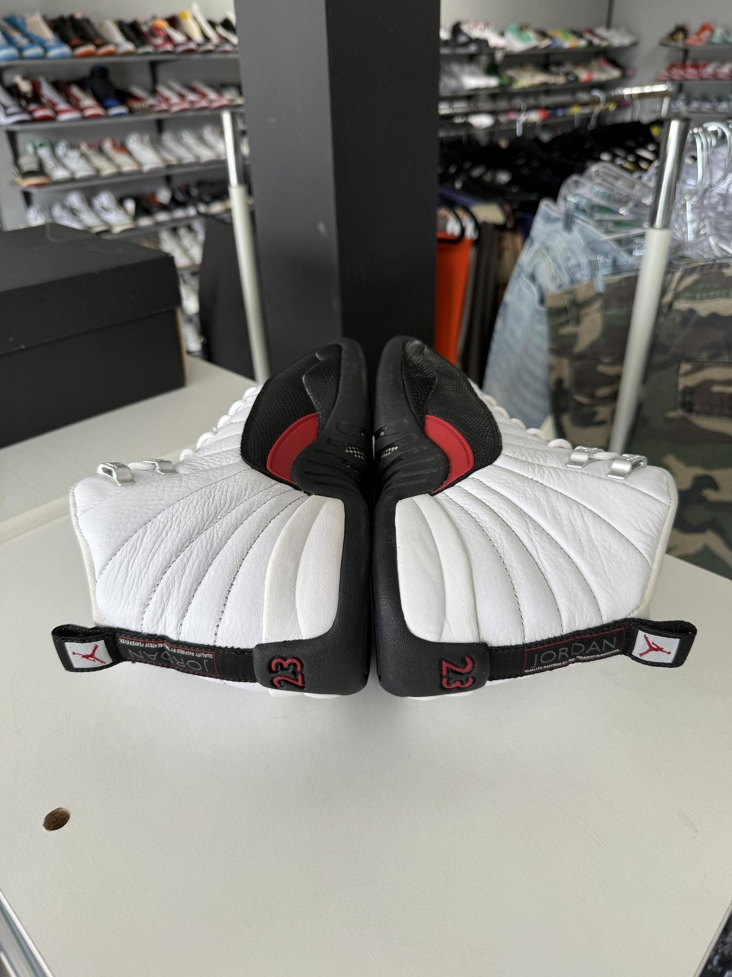 Jordan 12 "Red Taxi" Used Size 7Y/8.5W