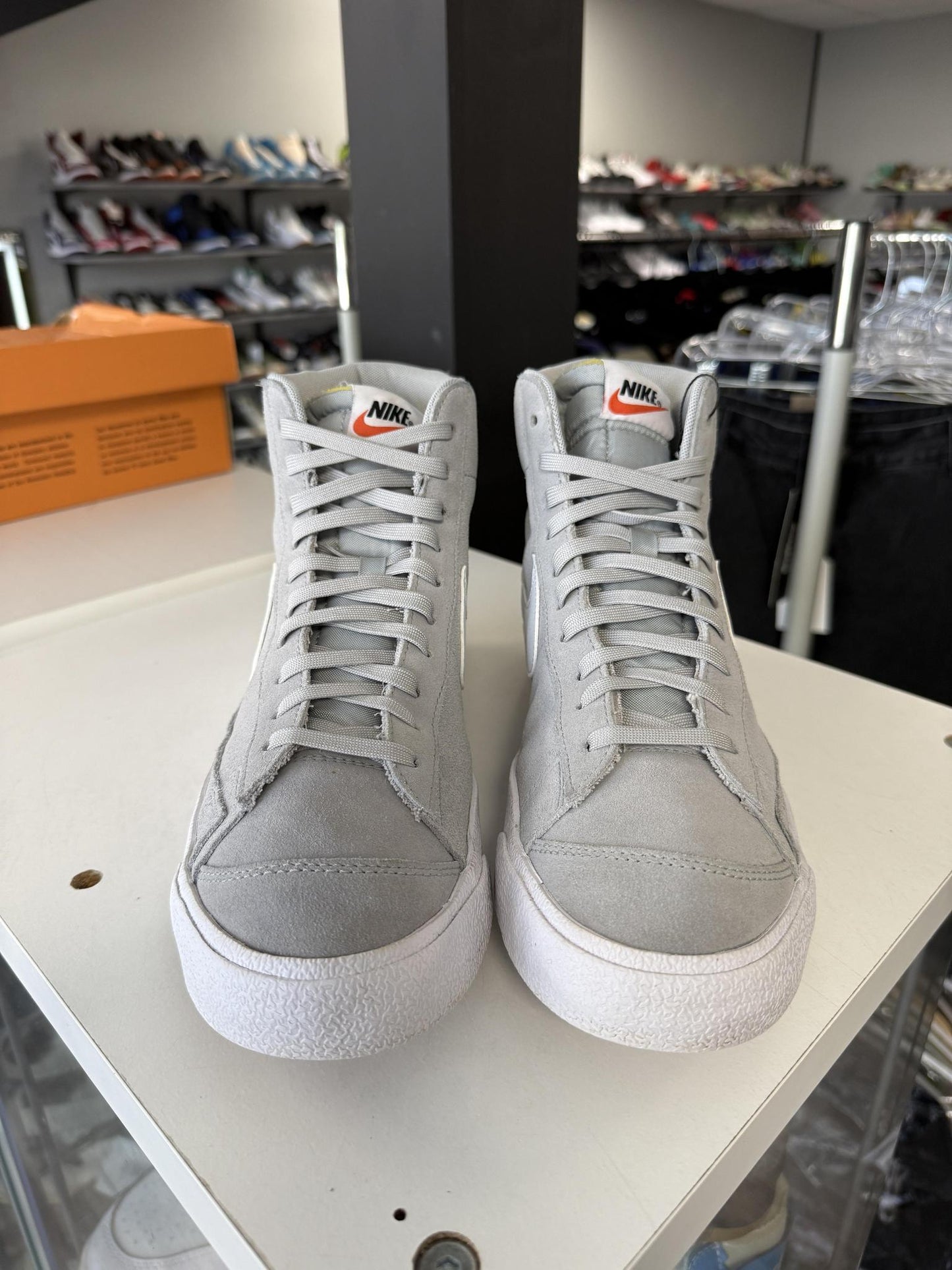 Nike Blazer Mid "Grey Suede" Used Size 9