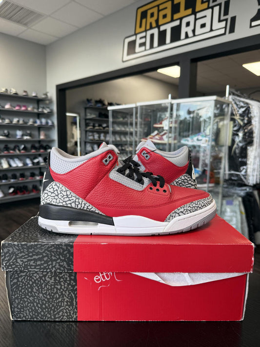 Jordan 3 "Unite Red" Used Size 11