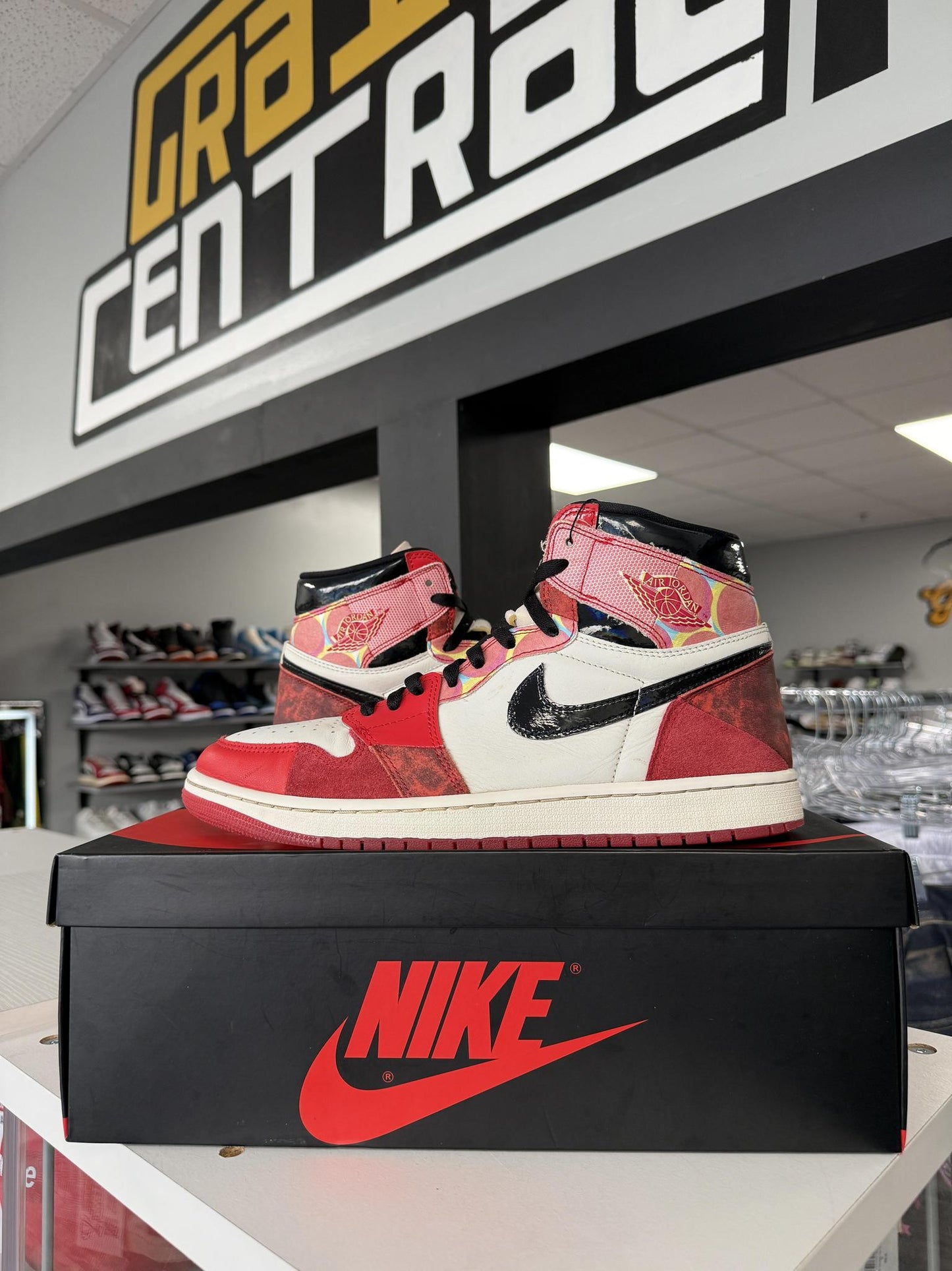 Jordan 1 "Across The Spiderverse" Used Size 11.5