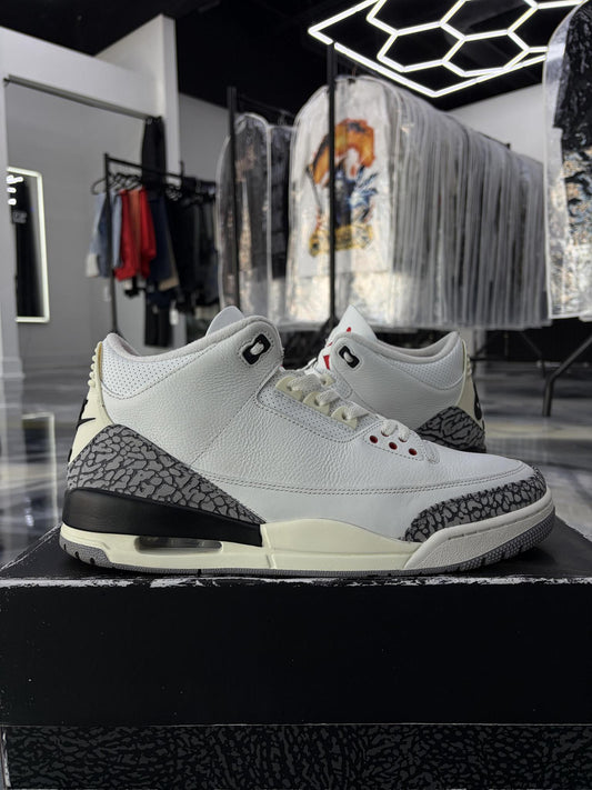 Jordan 3 "White Cement Reimagined" Used Size 13