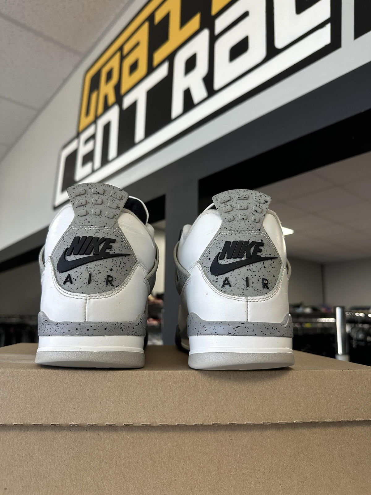 Jordan 4 "White Cement" Size 10.5 Used