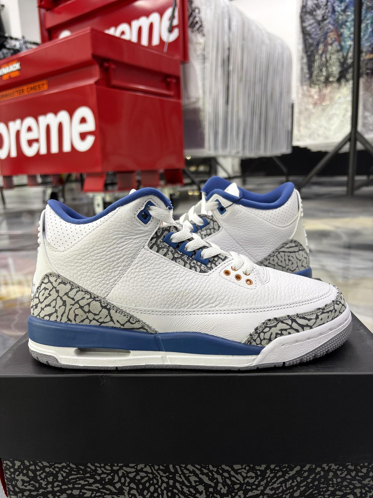 Jordan 3 "Wizard" Used Size 6.5Y/8W