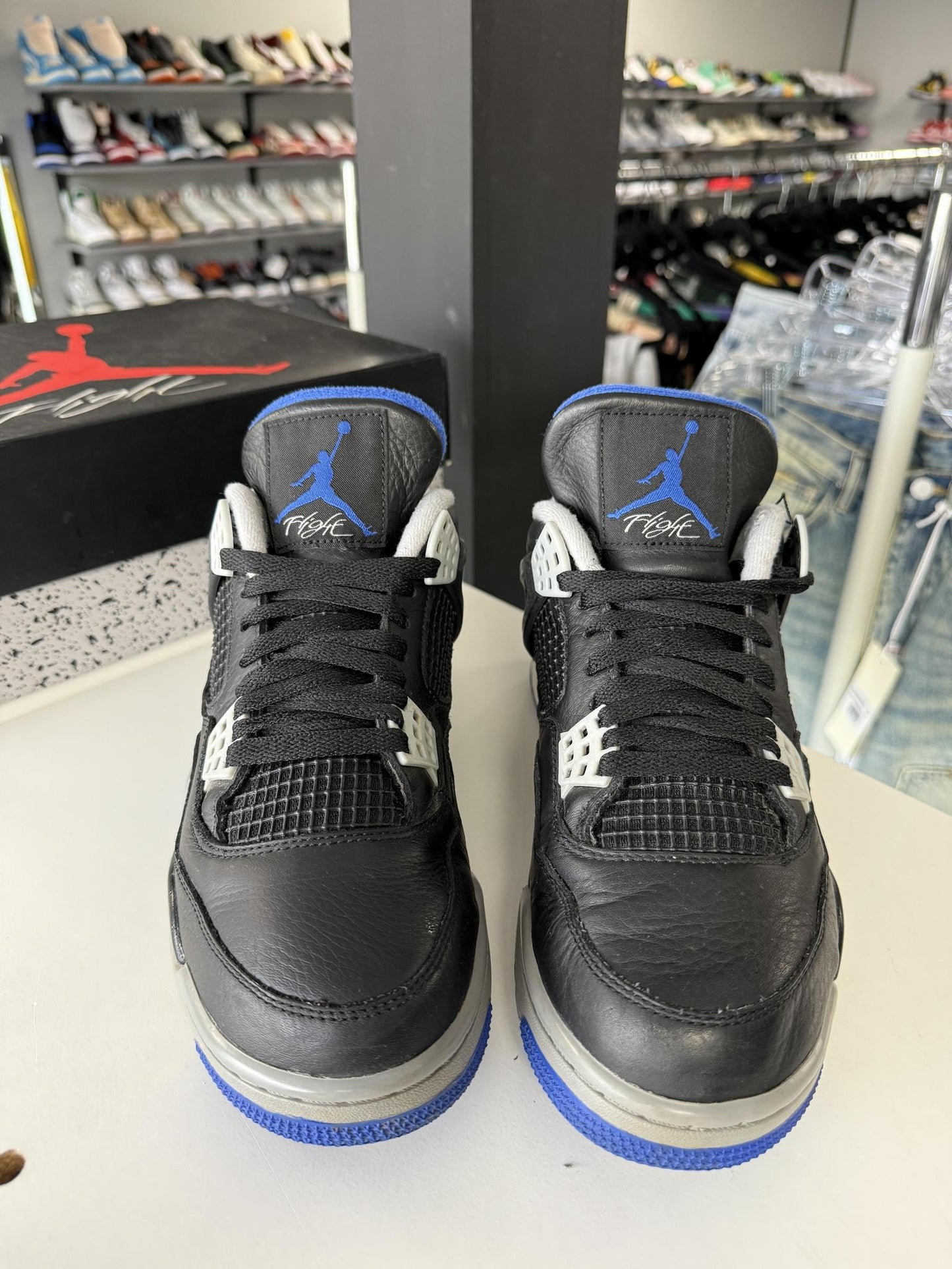 Jordan 4 "Motorsport Black" Used Size 9