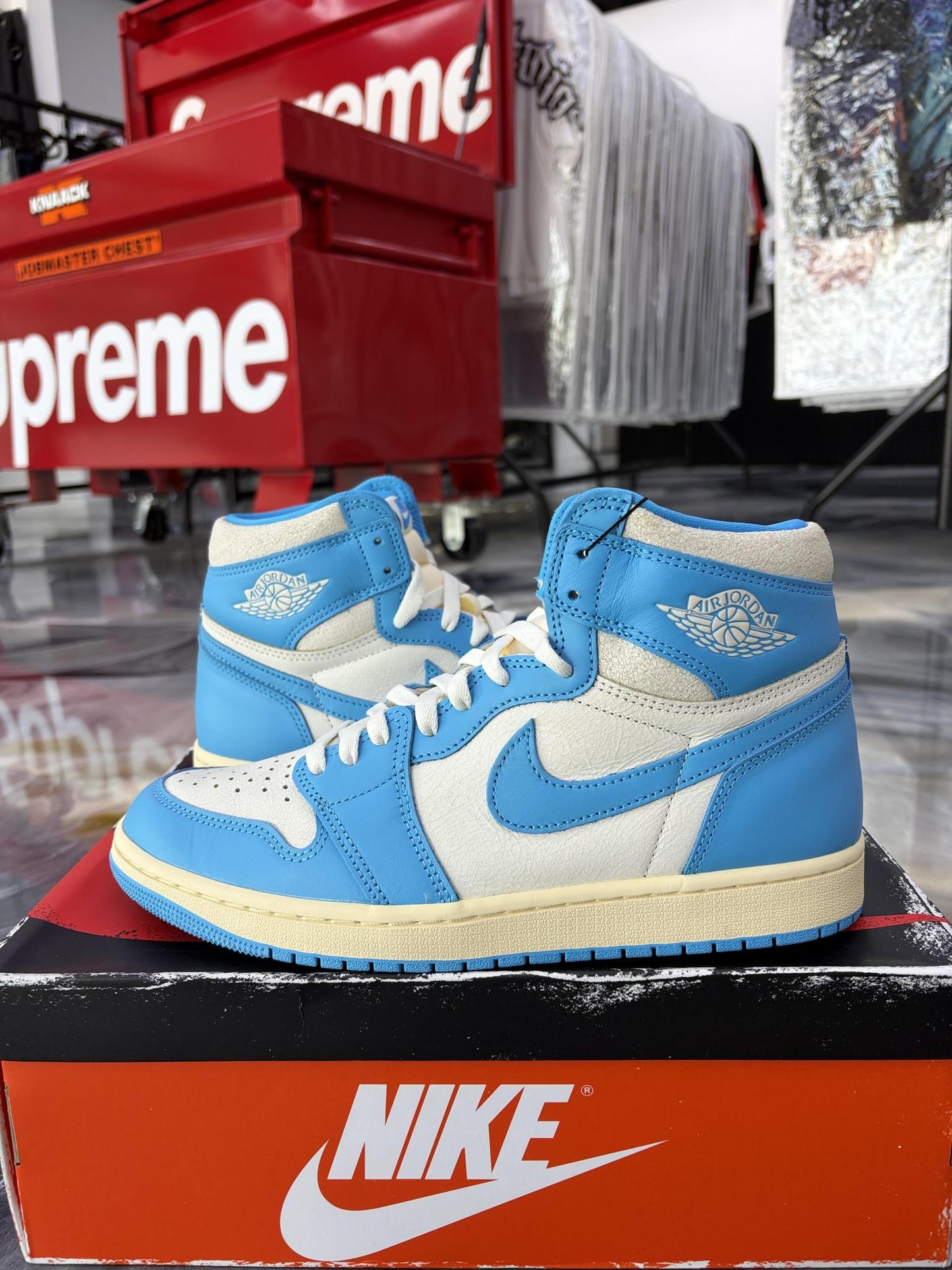 Jordan 1 "UNC Reimagined" Used Size 10