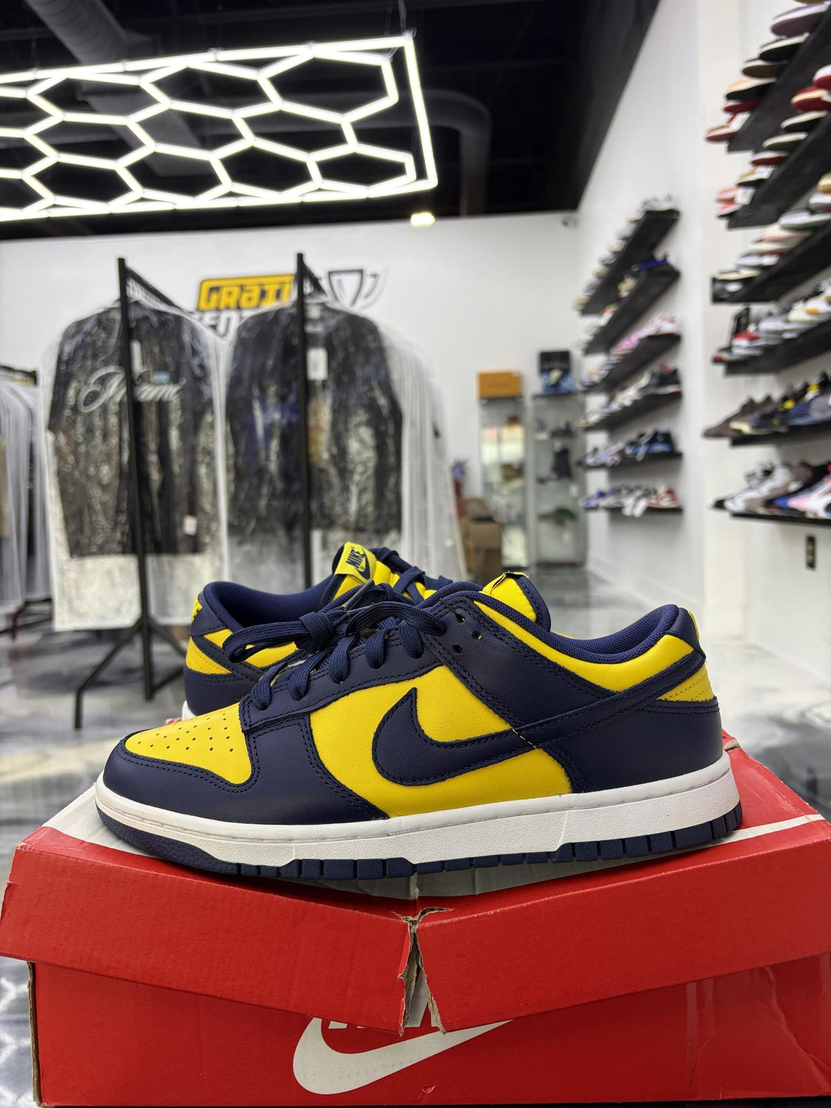 Nike Dunk Low "Michigan" Used Size 8.5