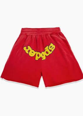 Sp5der OG Logo Sweatshort "Red"