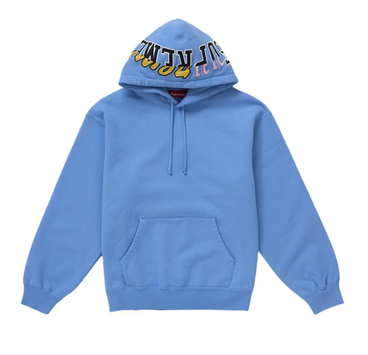 Supreme Multi Logos Hoodie "Blue"