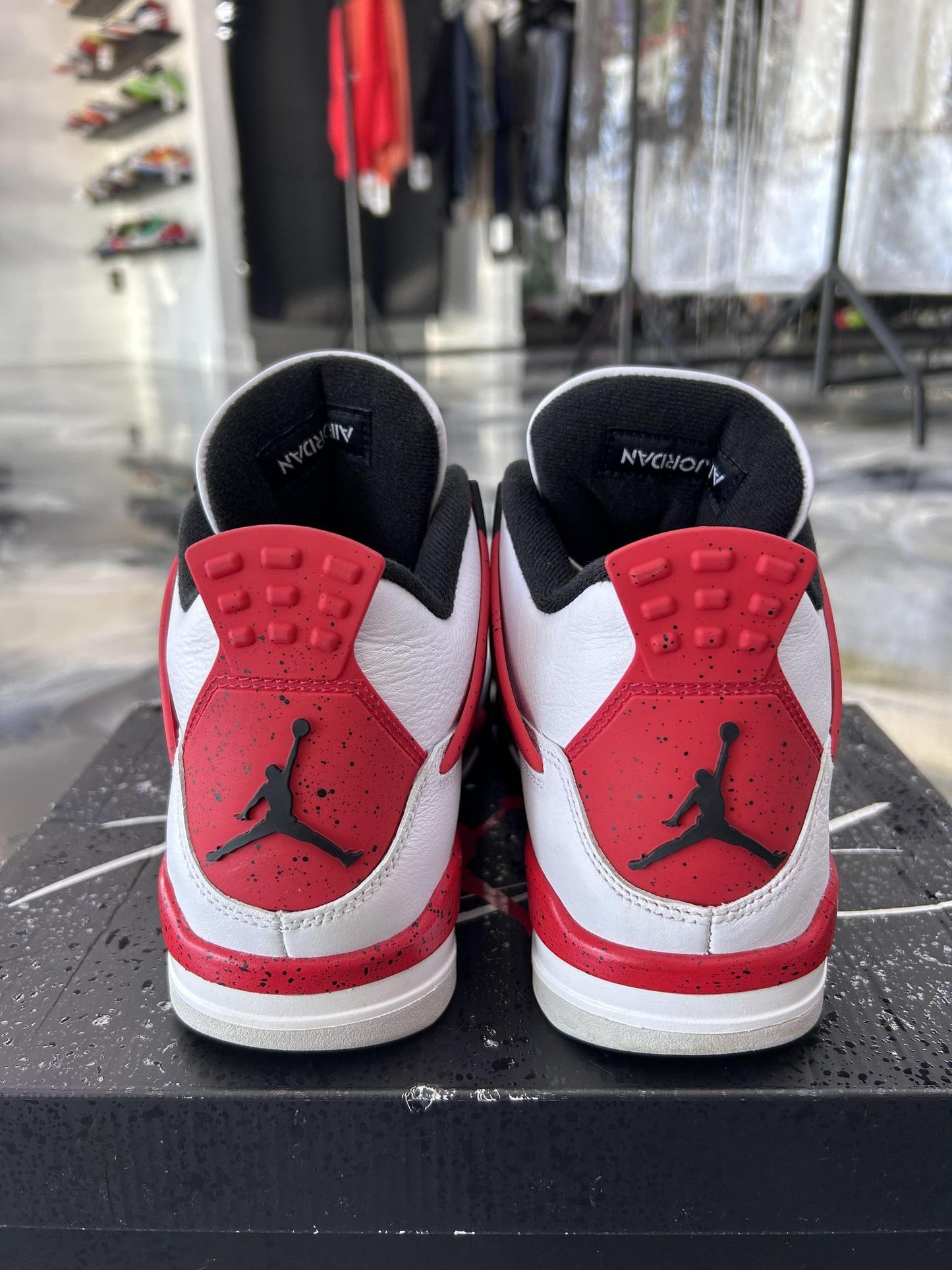 Jordan 4 "Red Cement" Used Size 8