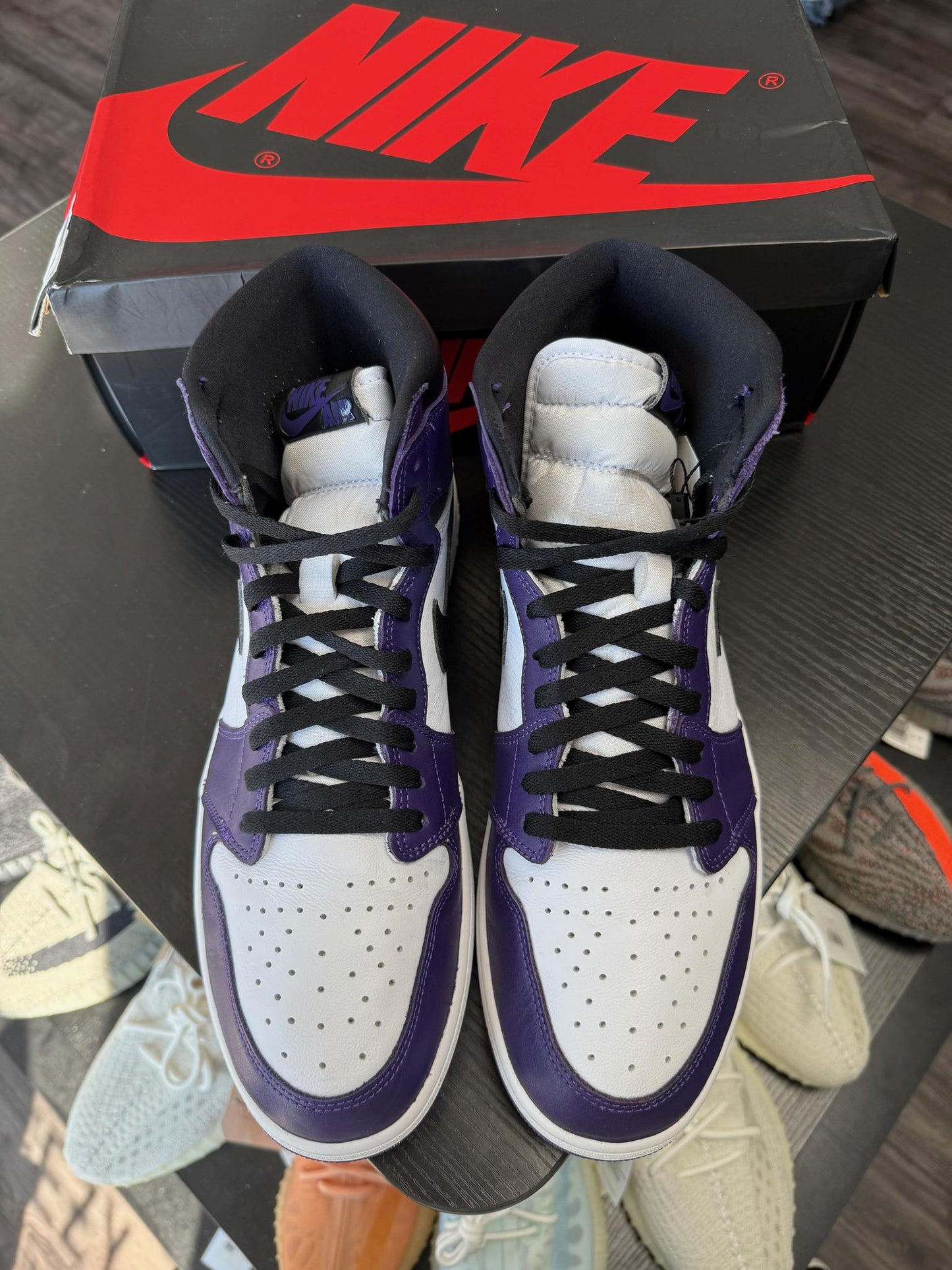 Jordan 1 "Court Purple 2.0" Used Size 14