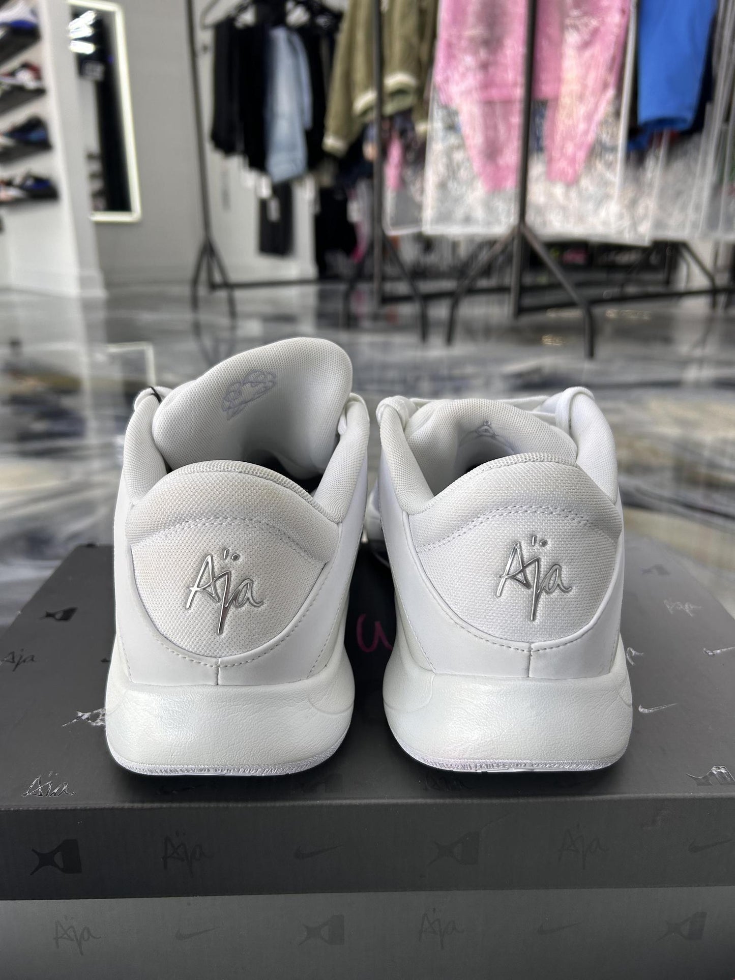 Aja Wilson White "Summit" Used Size 13