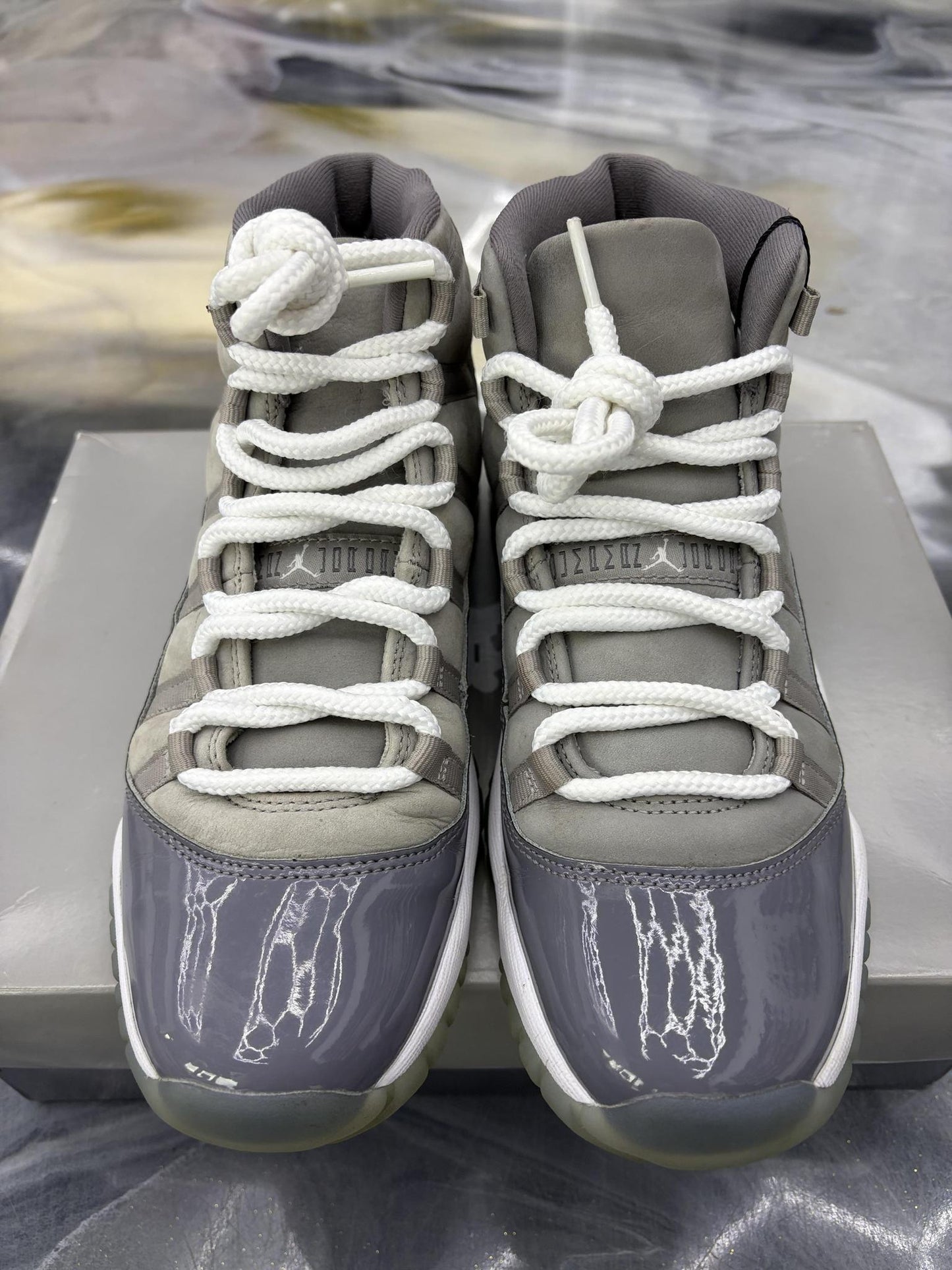 Jordan 11 "Cool Grey" Used Size 7Y/8.5W