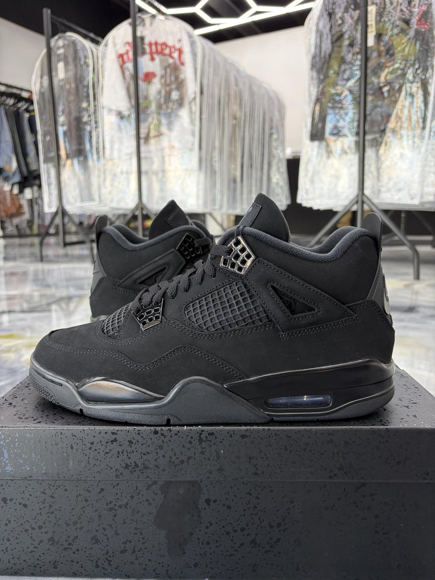 Jordan 4 "Black Cat" Used Size 11.5