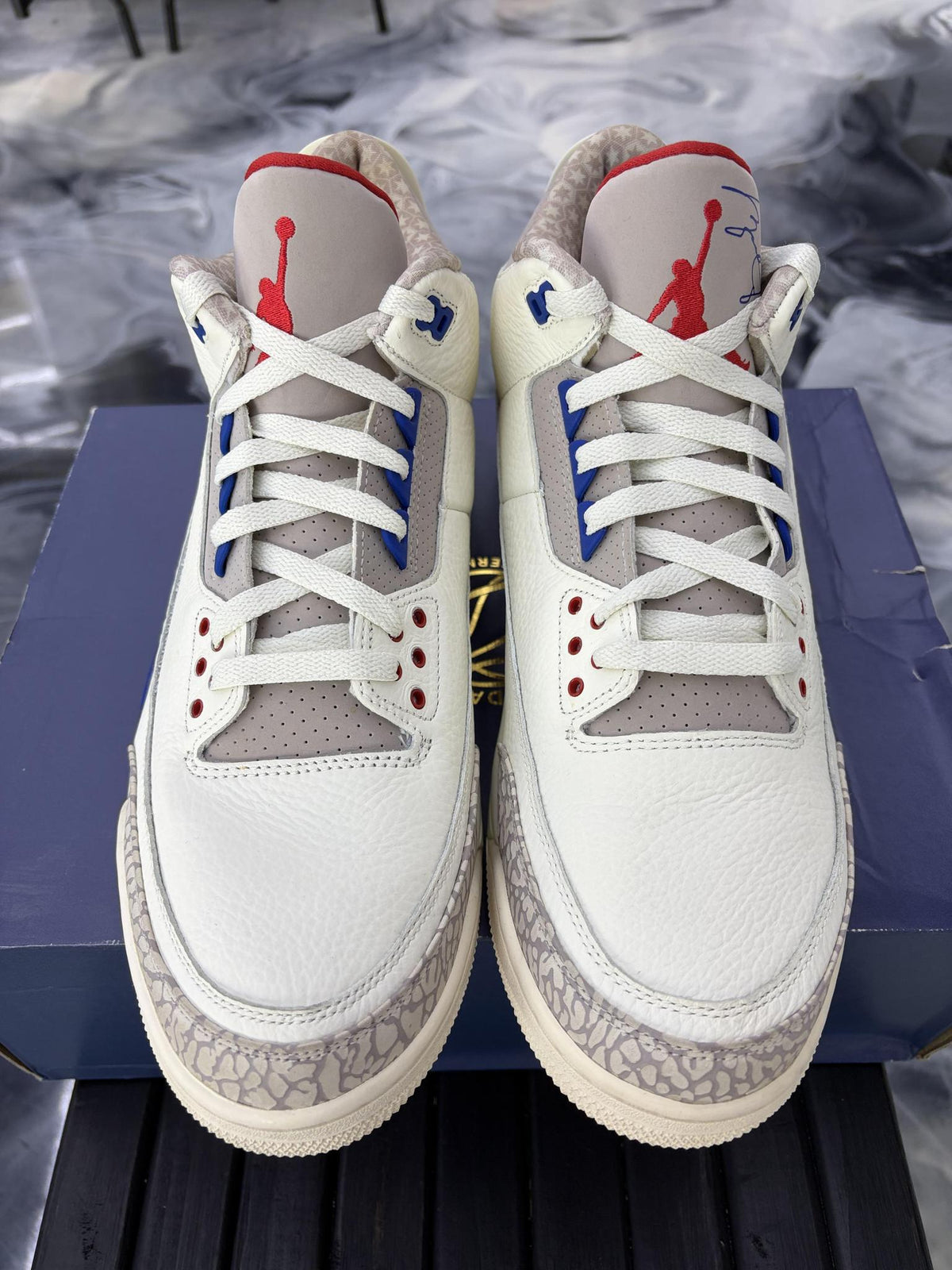 Jordan 3 "International Flight" Used Size 14