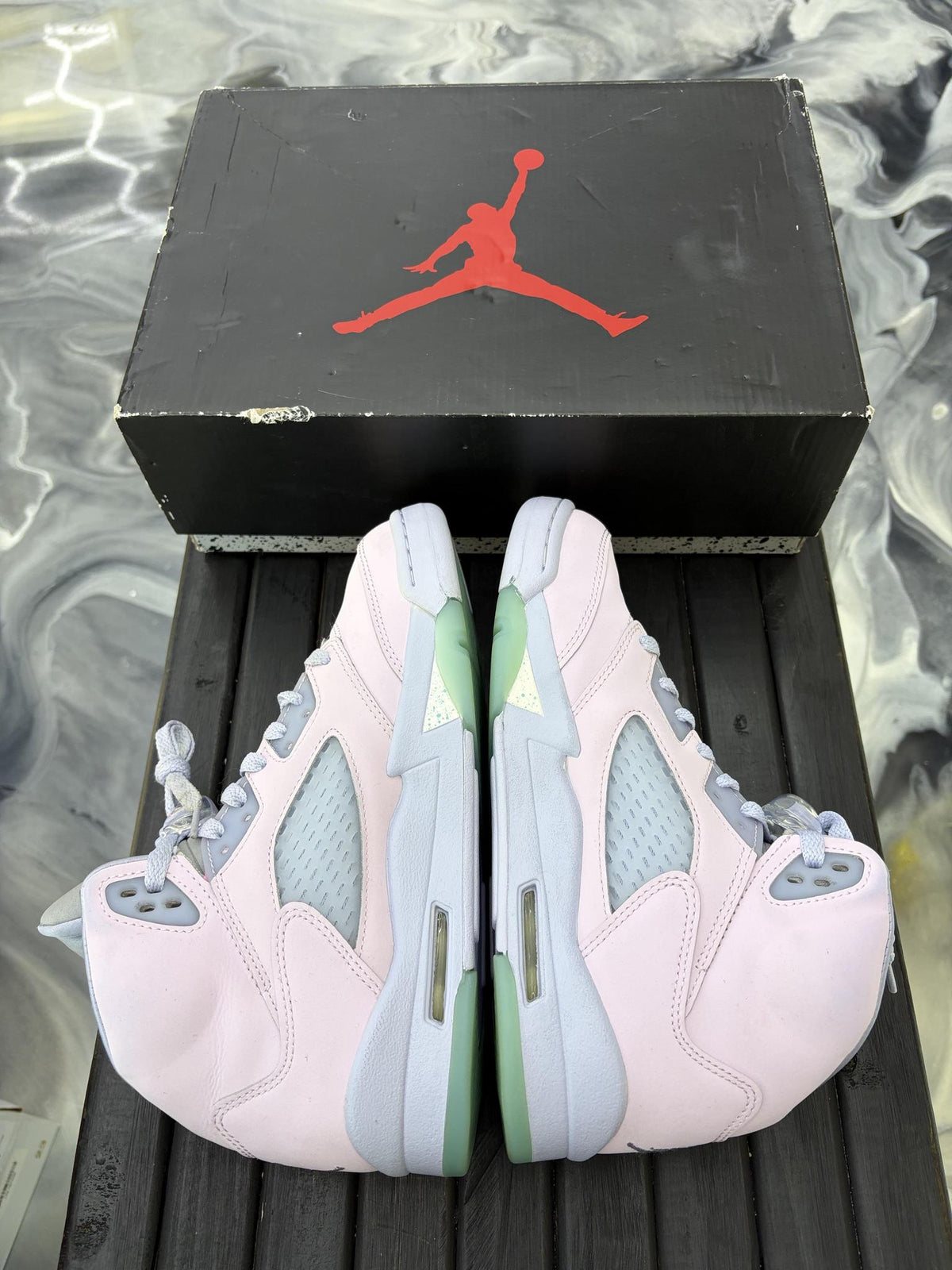 Jordan 5 "Easter" Used Size 6Y/7.5W