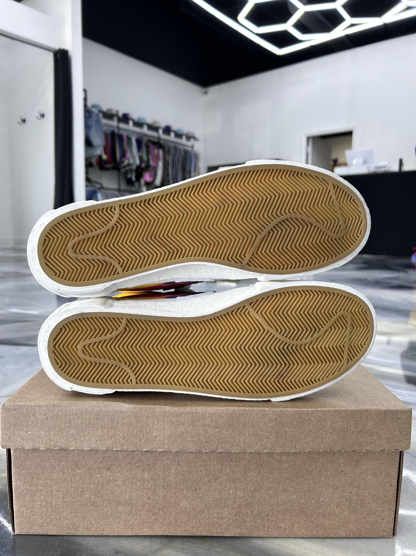 Nike Sacai Blazer "Maize Navy" Used Size 10.5