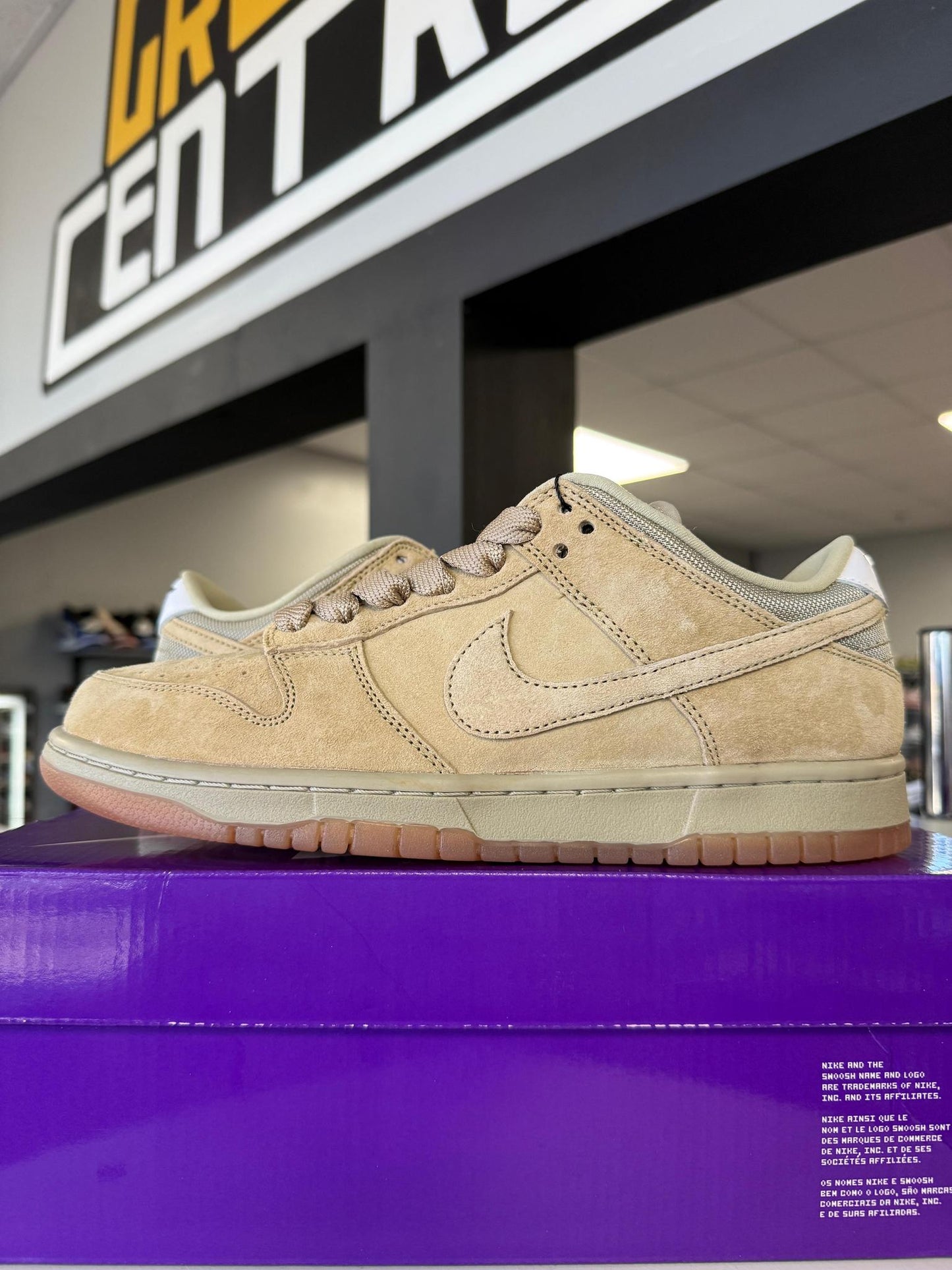 Nike Dunk Low SB pro Beige Used Size 8.5