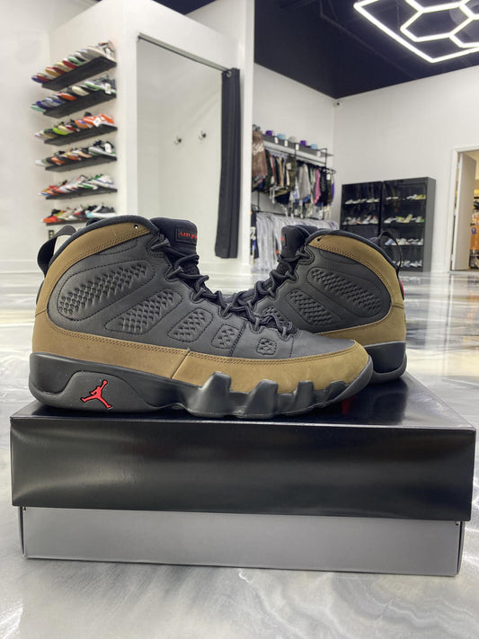 Jordan 9 "Olive" Used Size 12
