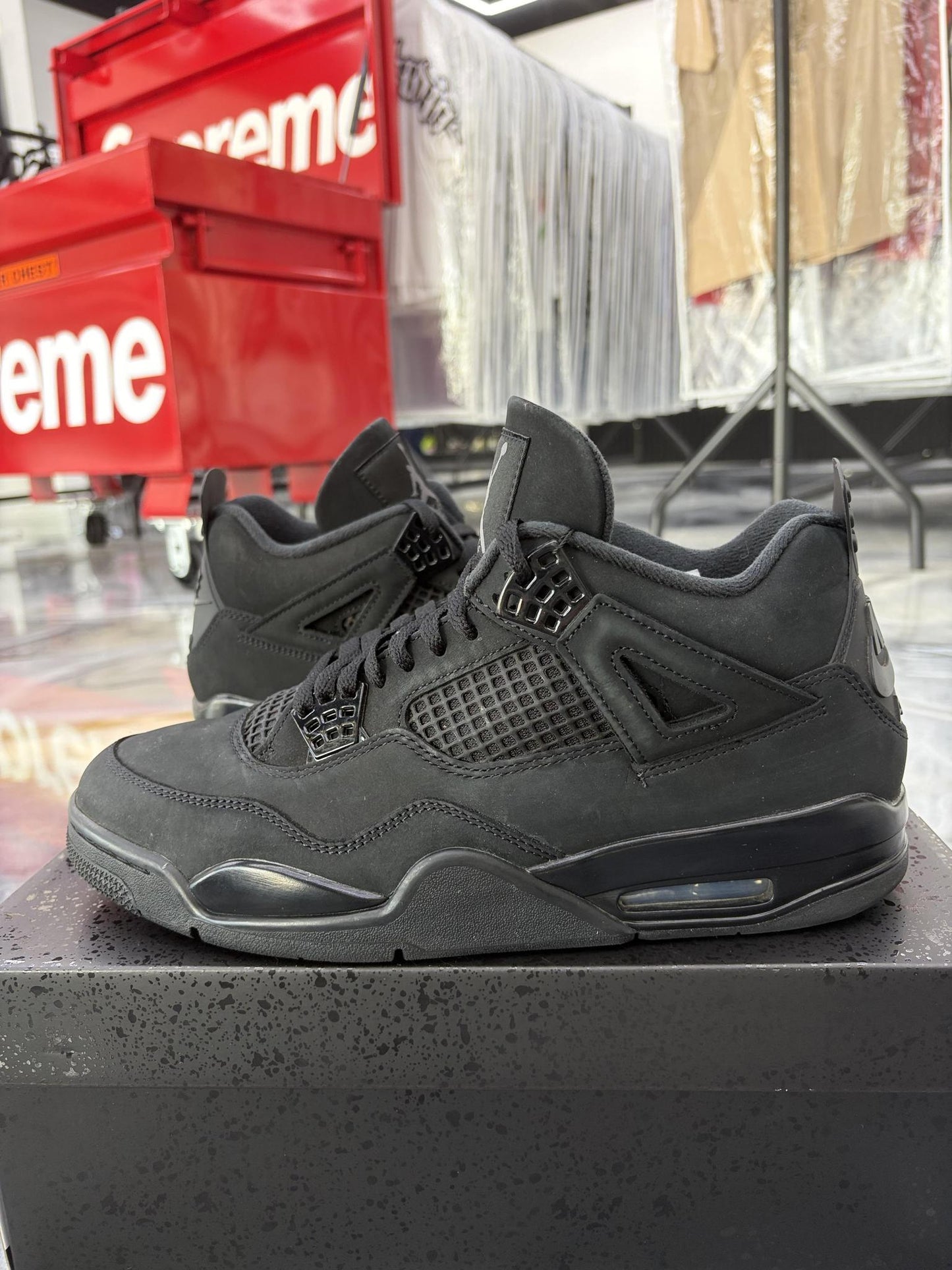 Jordan 4 "Black Cat" Used Size 11