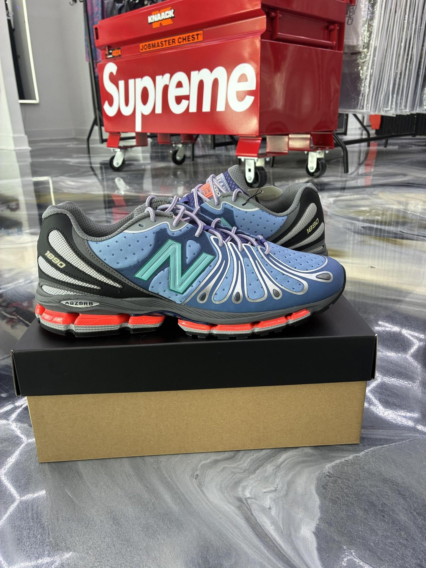 New Balance 1890 "Action Bryson Cyborg Tears" Used Size 12