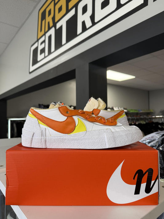 Nike Blazer Low x Sacai "Yellow Orange" Used Size 9.5