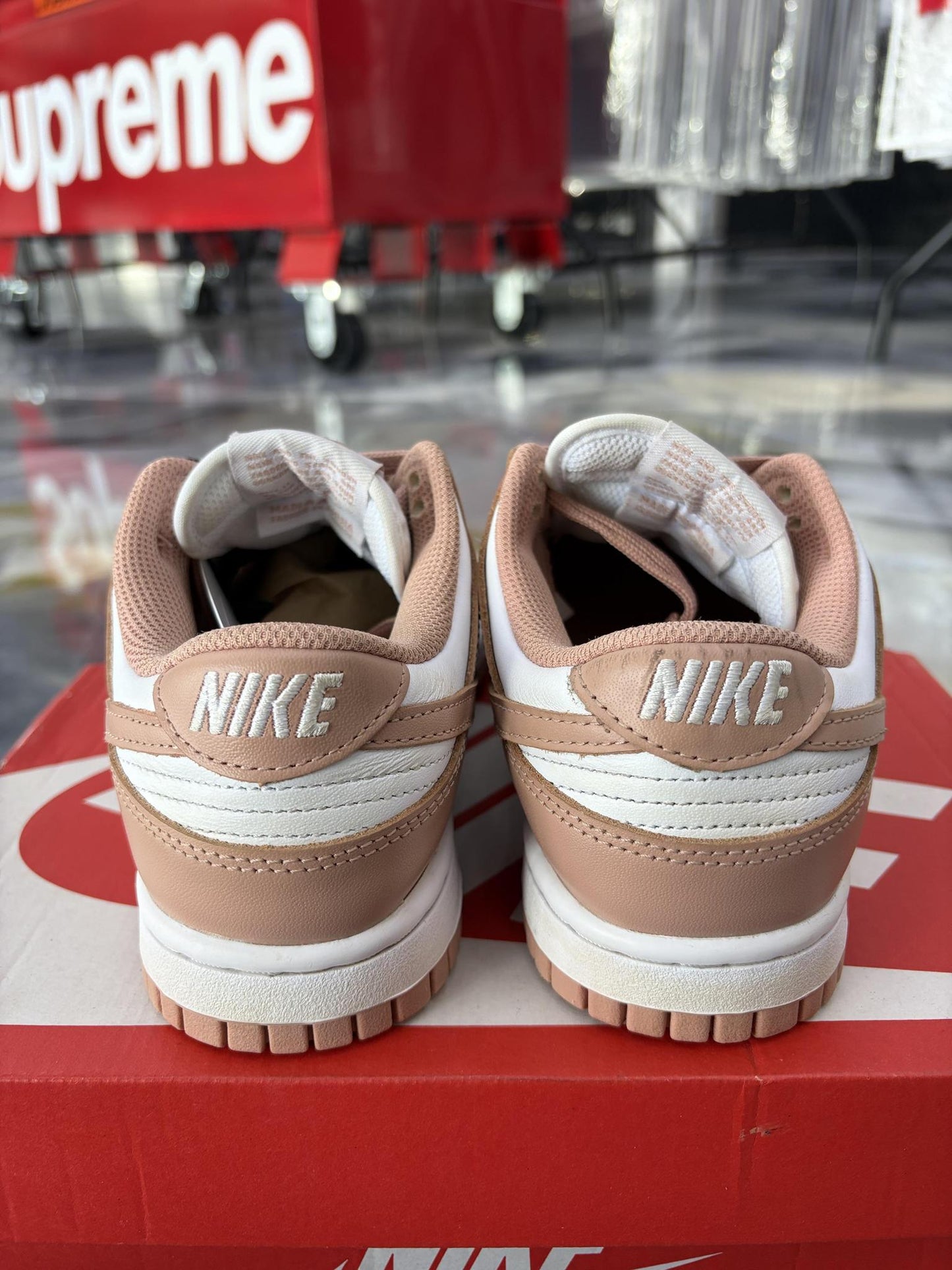 Nike Dunk Low "Rose Whisper" Used Size 4.5Y/6W