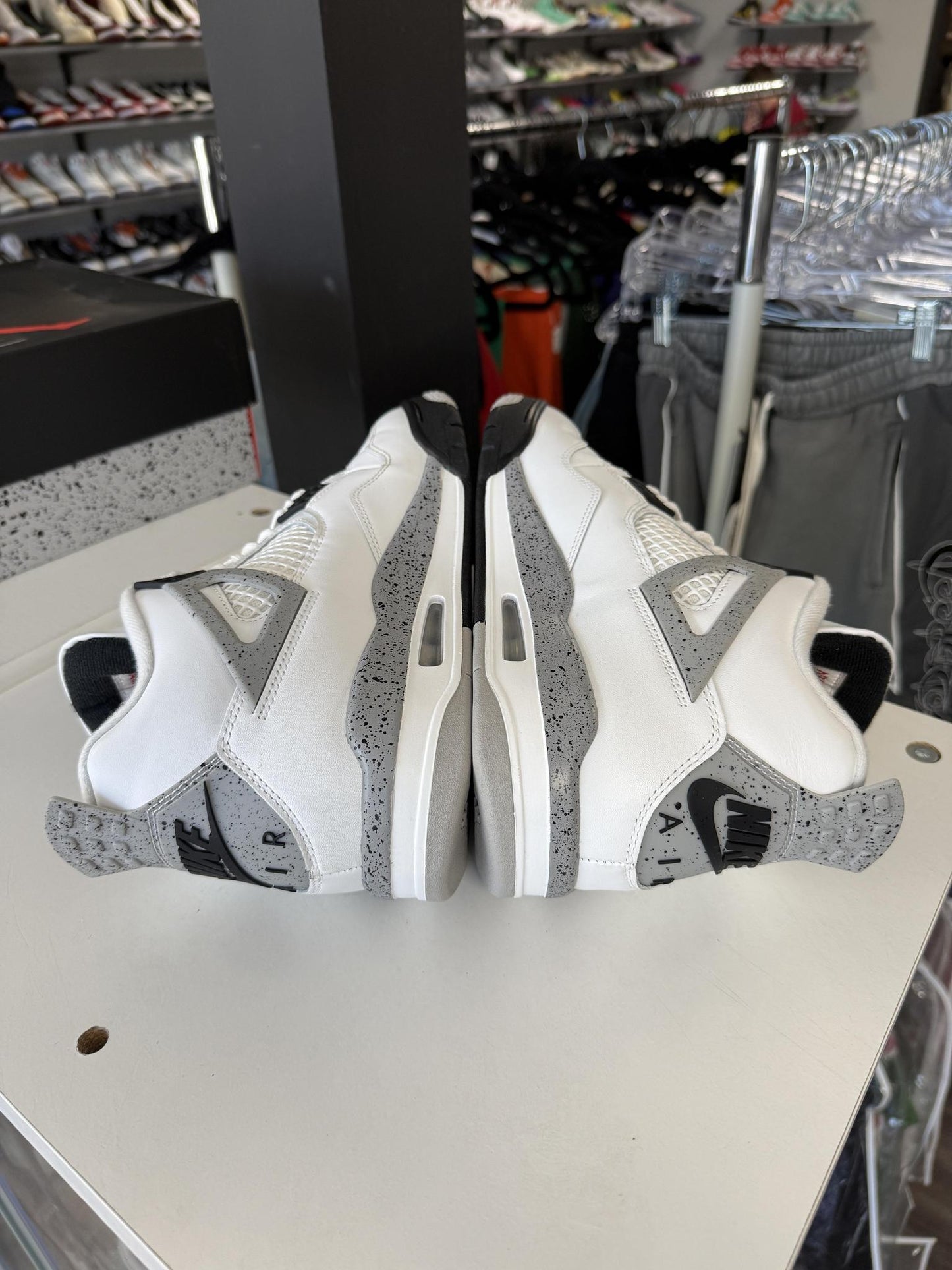 Jordan 4 "White Cement" Used Size 10.5