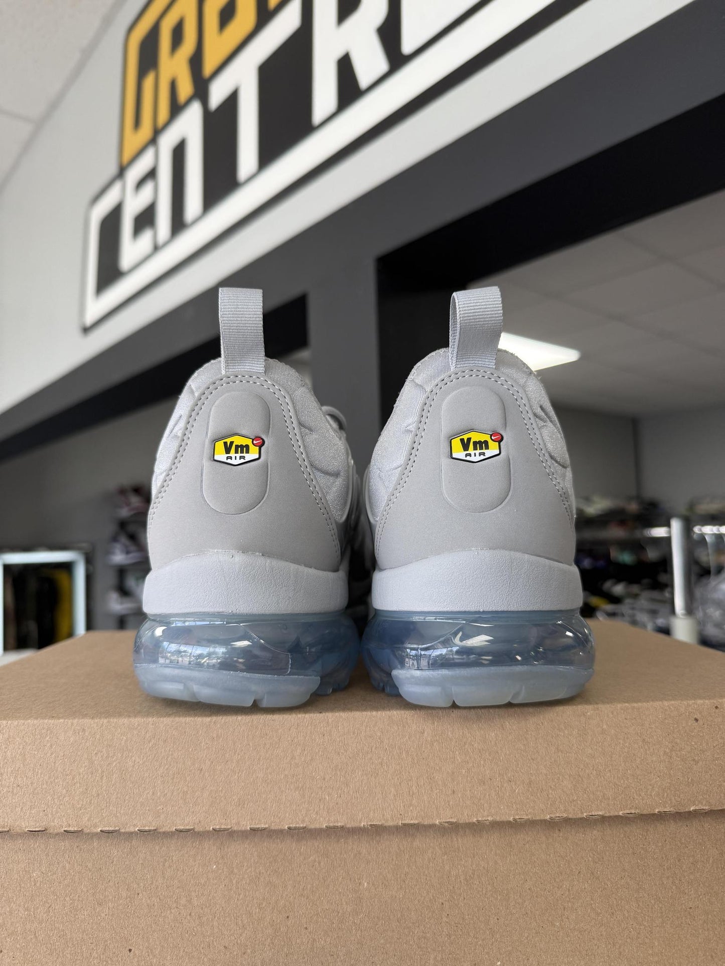 Vapormax Plus "Grey Chrome" Used Size 10.5