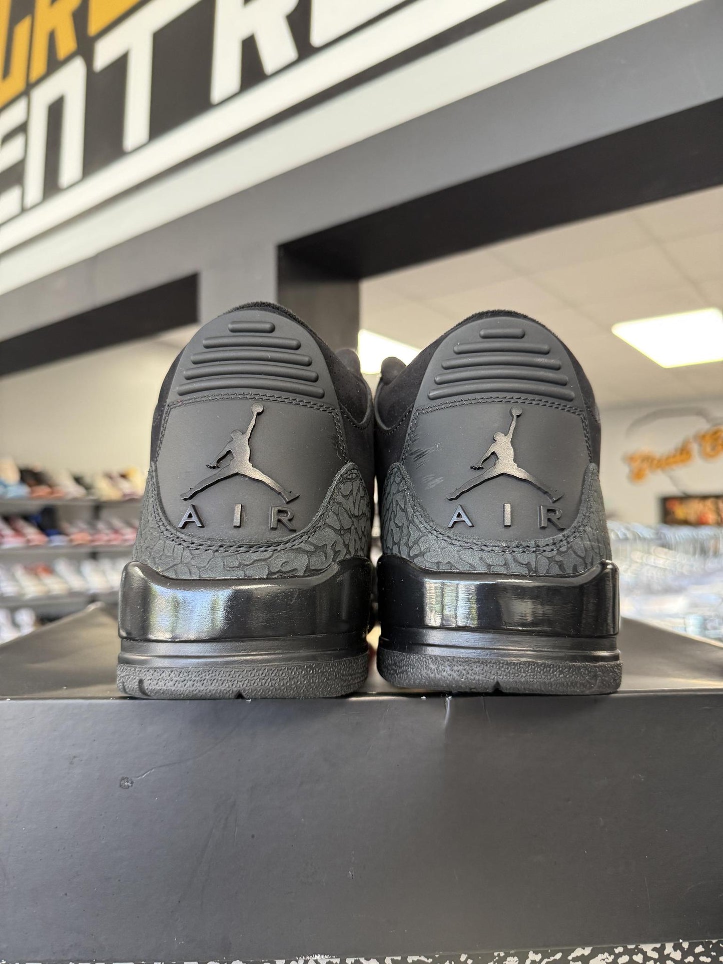 Jordan 3 "Black Cat" Used Size 12