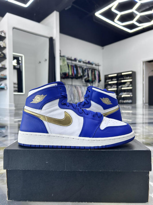 Jordan 1 Mid "Gold Medal" Used Size 7Y/8.5W