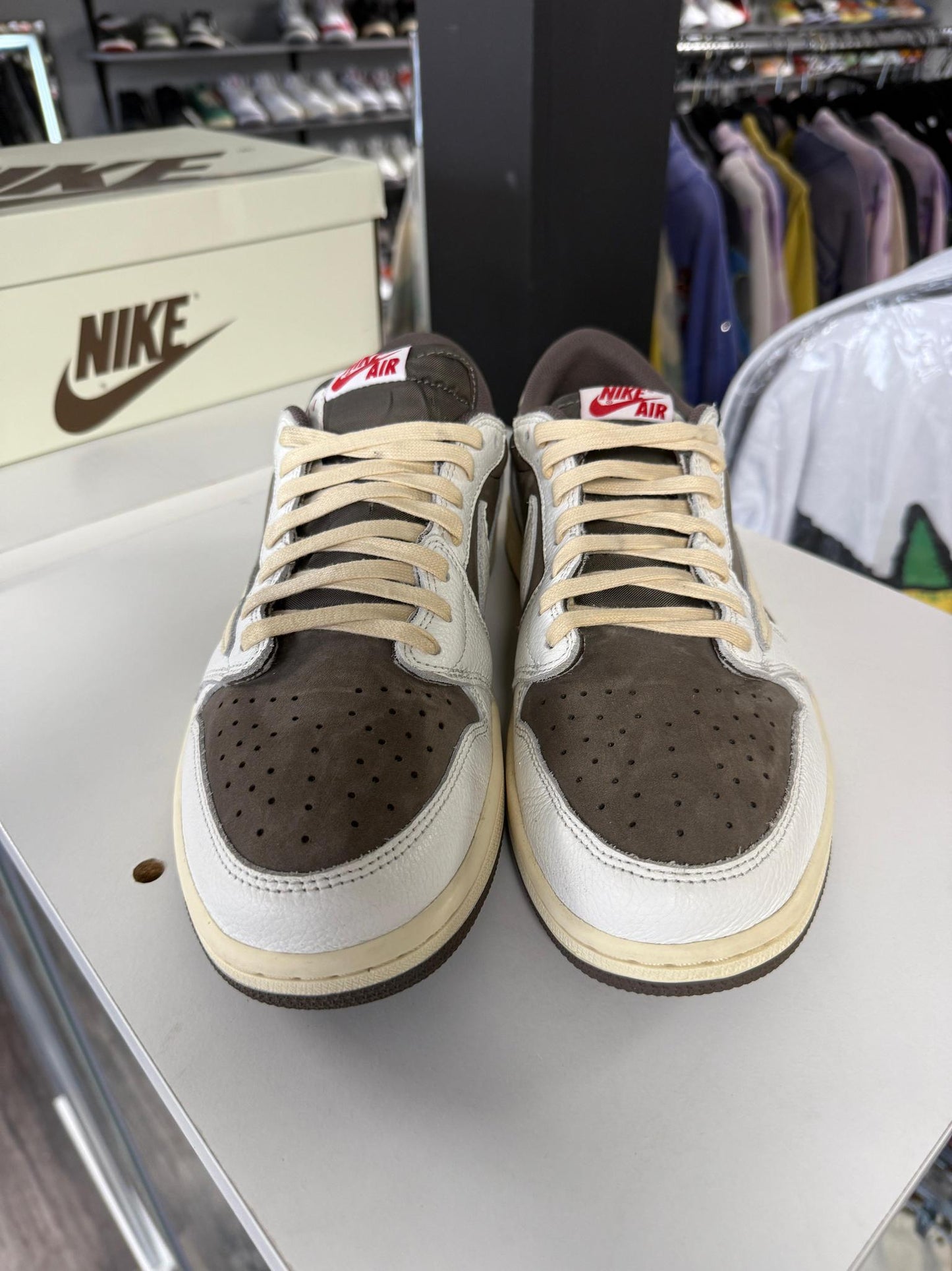 Jordan 1 Low x Travis Scott "Reverse Mocha" Used Size 11