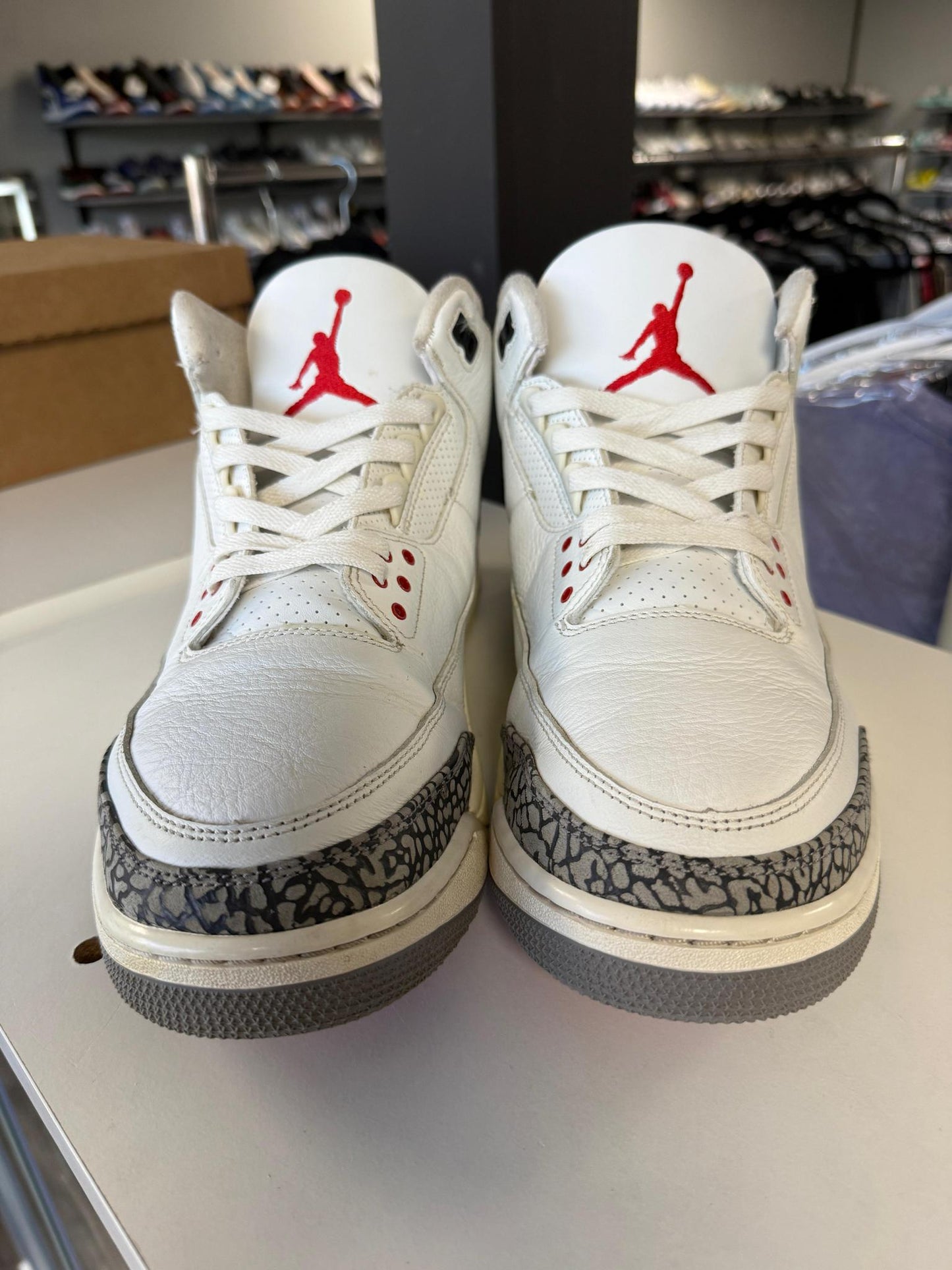 Jordan 3 "White Cement Reimagined" Used Size 14